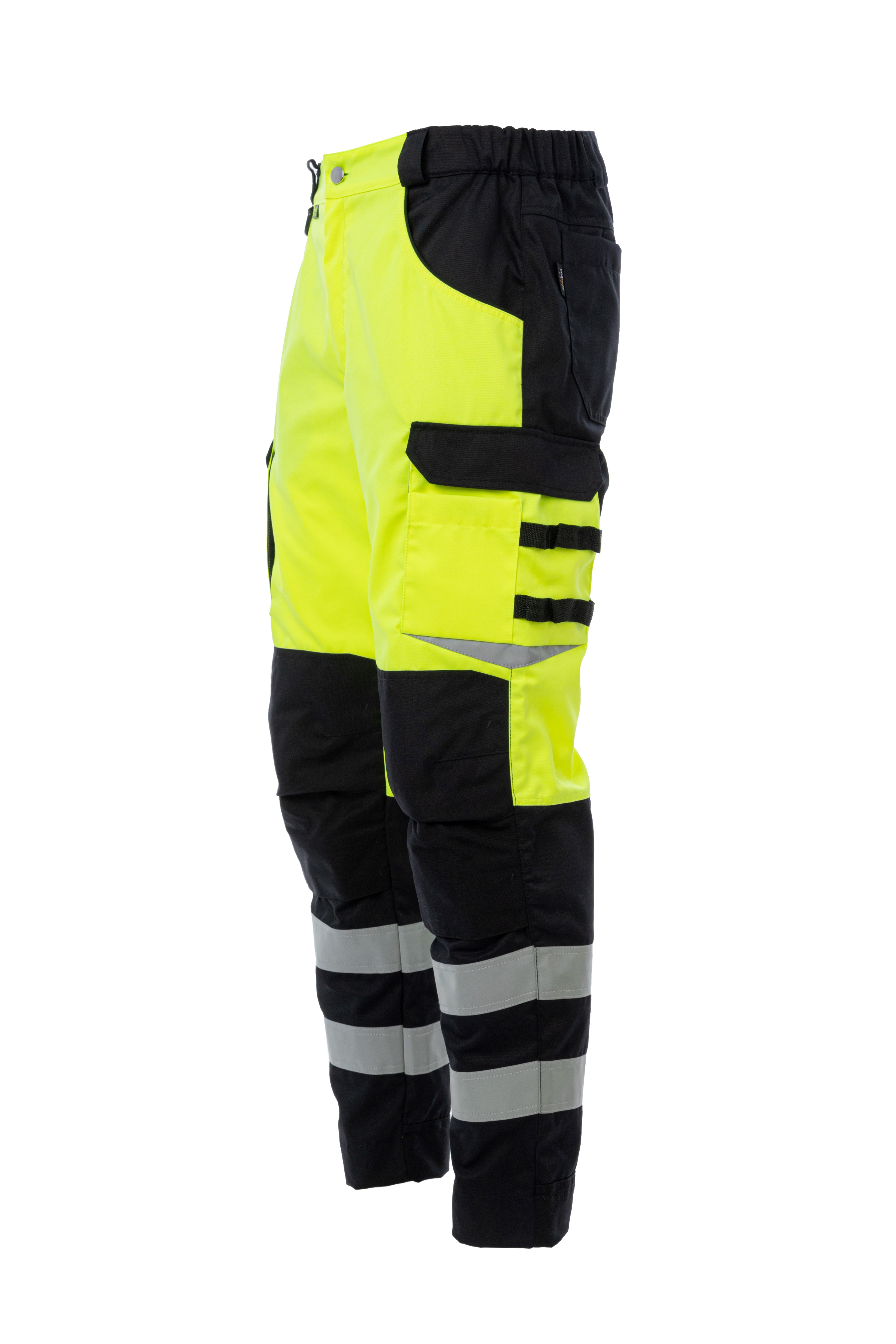 Сигнальные брюки Brodeks KS309, желтый/черный