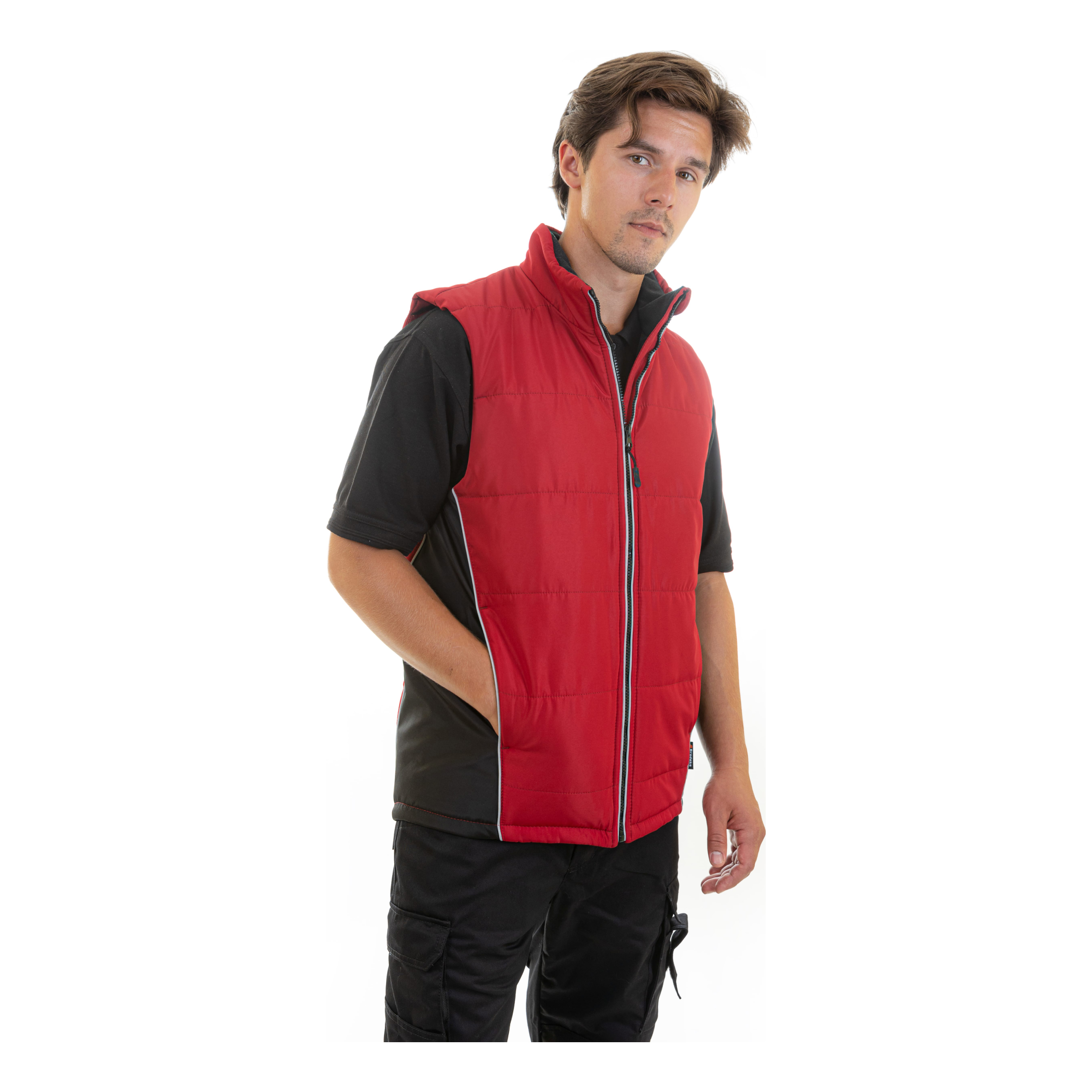 Жилет утепленный Brodeks KW101, красный