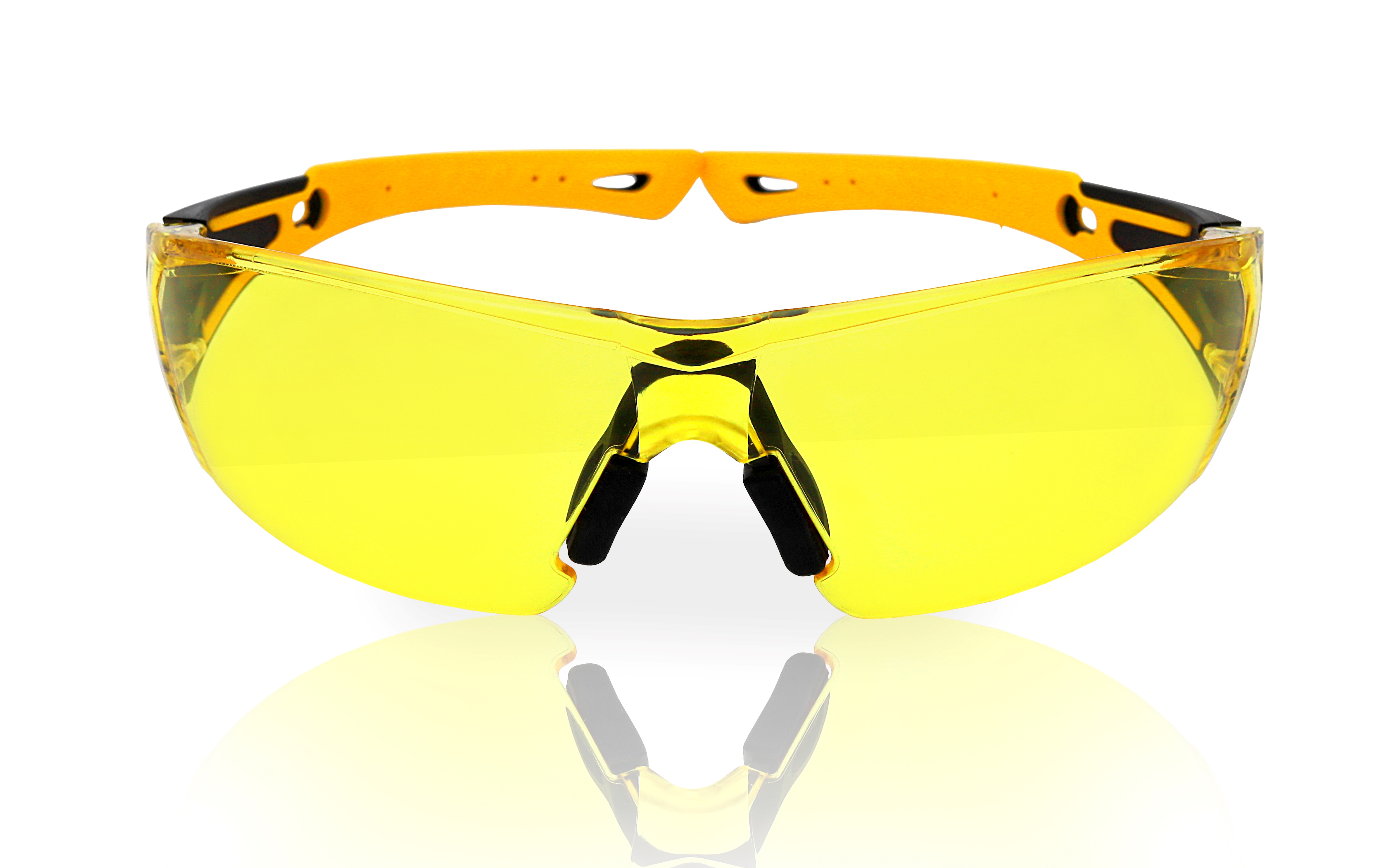 Очки защитные открытые Еланпласт Компаньон арт. ОЧК702 KN, желтый