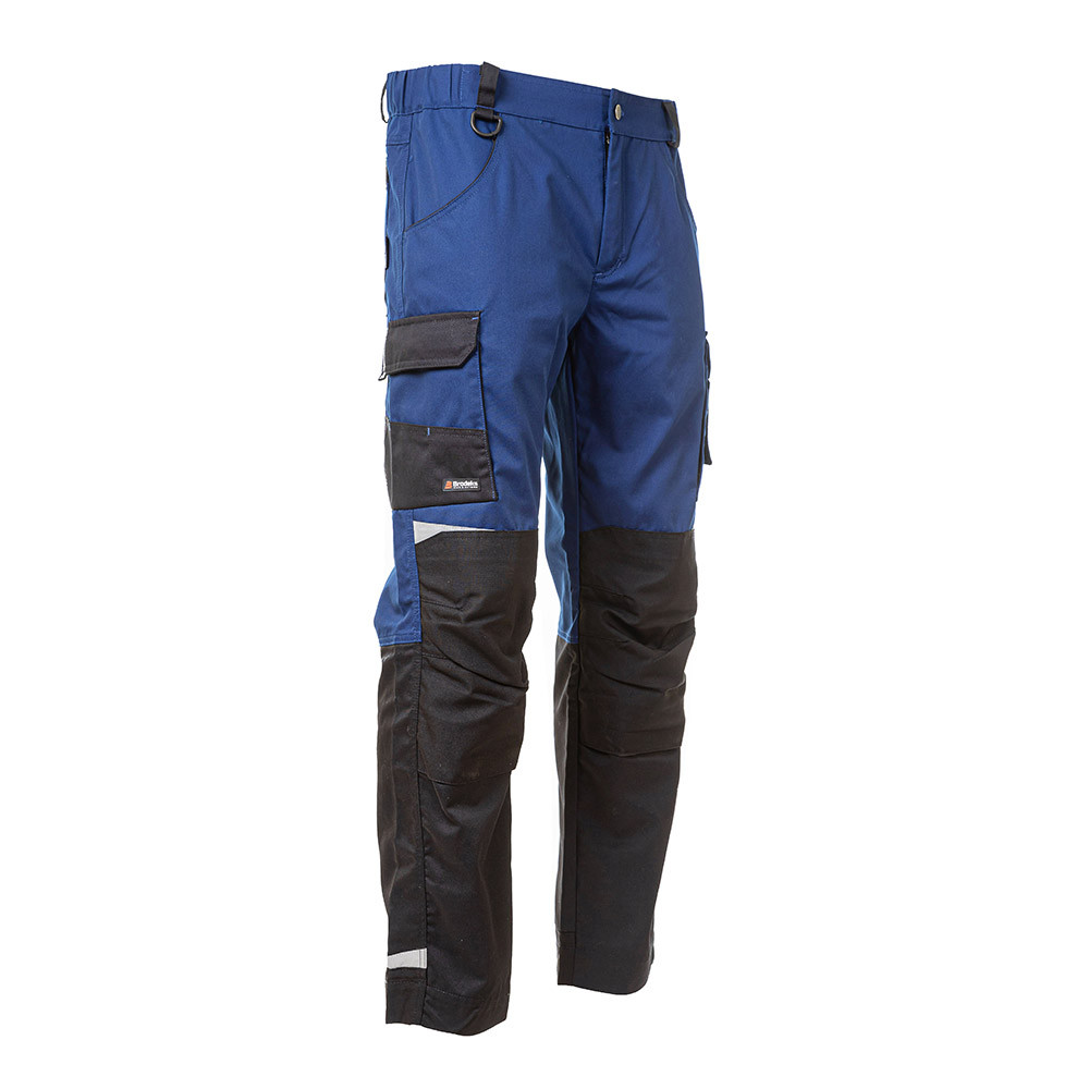 Брюки Brodeks KS302, синий/черный