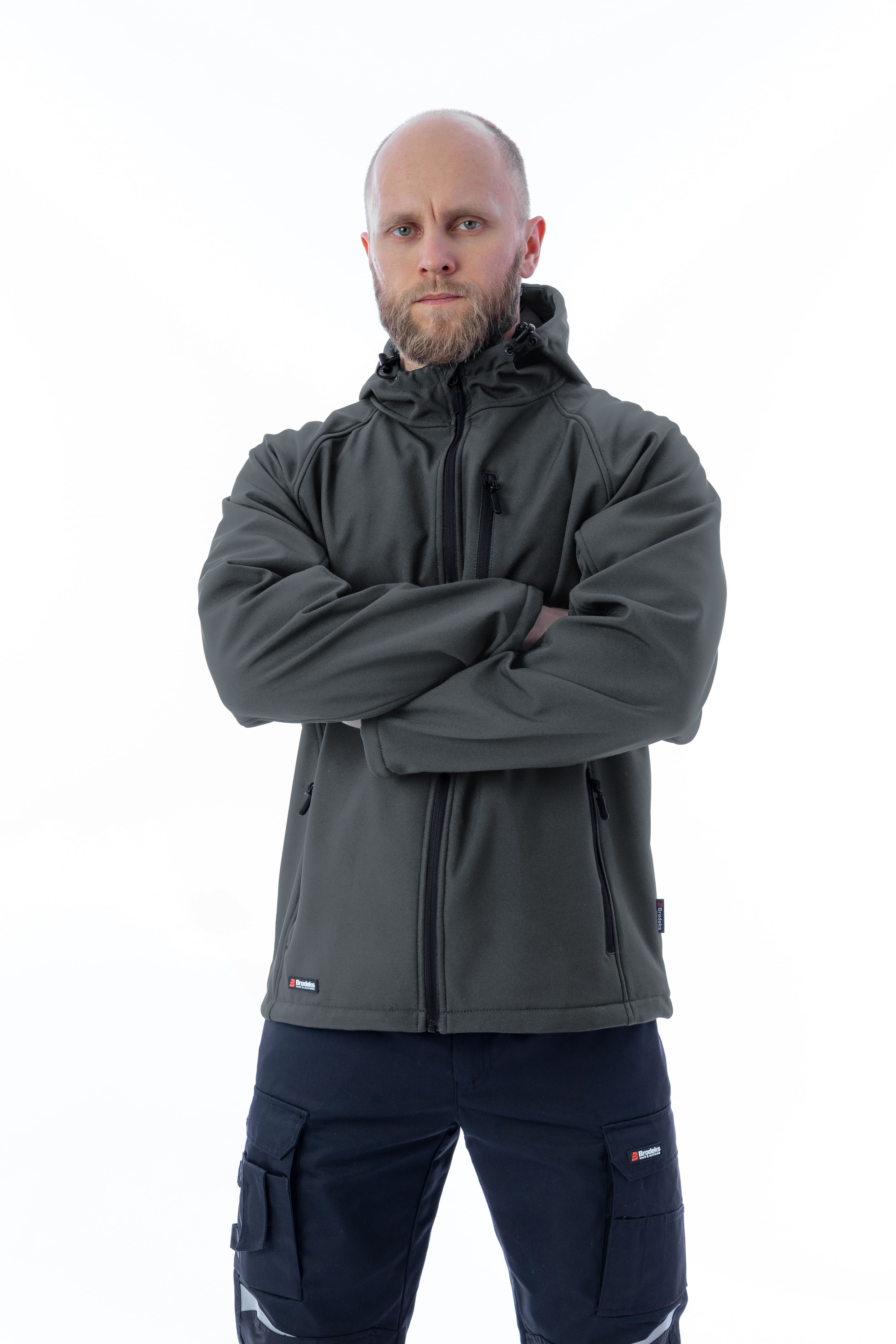 Куртка софтшелл Brodeks KS232, серый