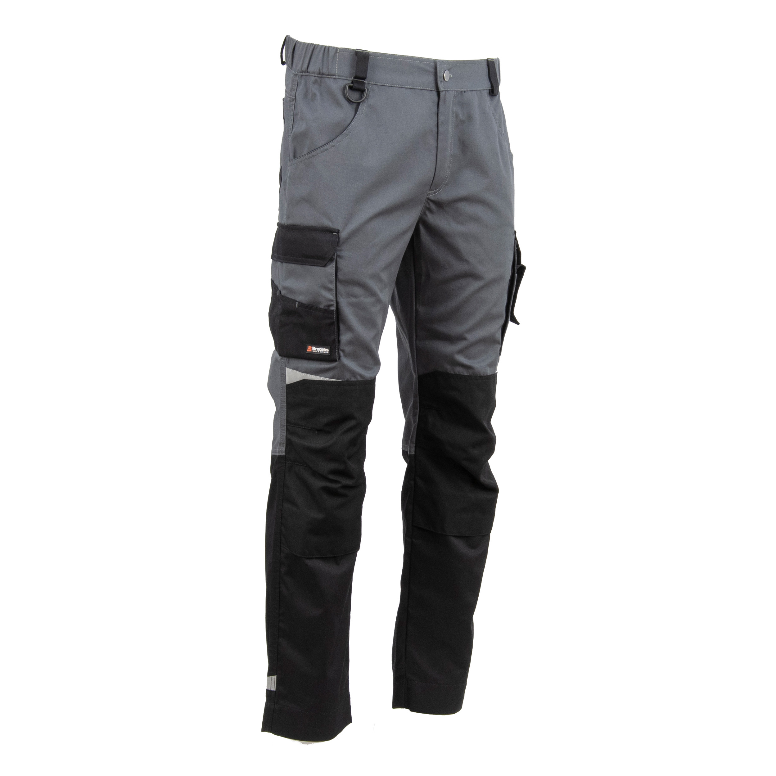 Брюки Brodeks KS302, серый/черный