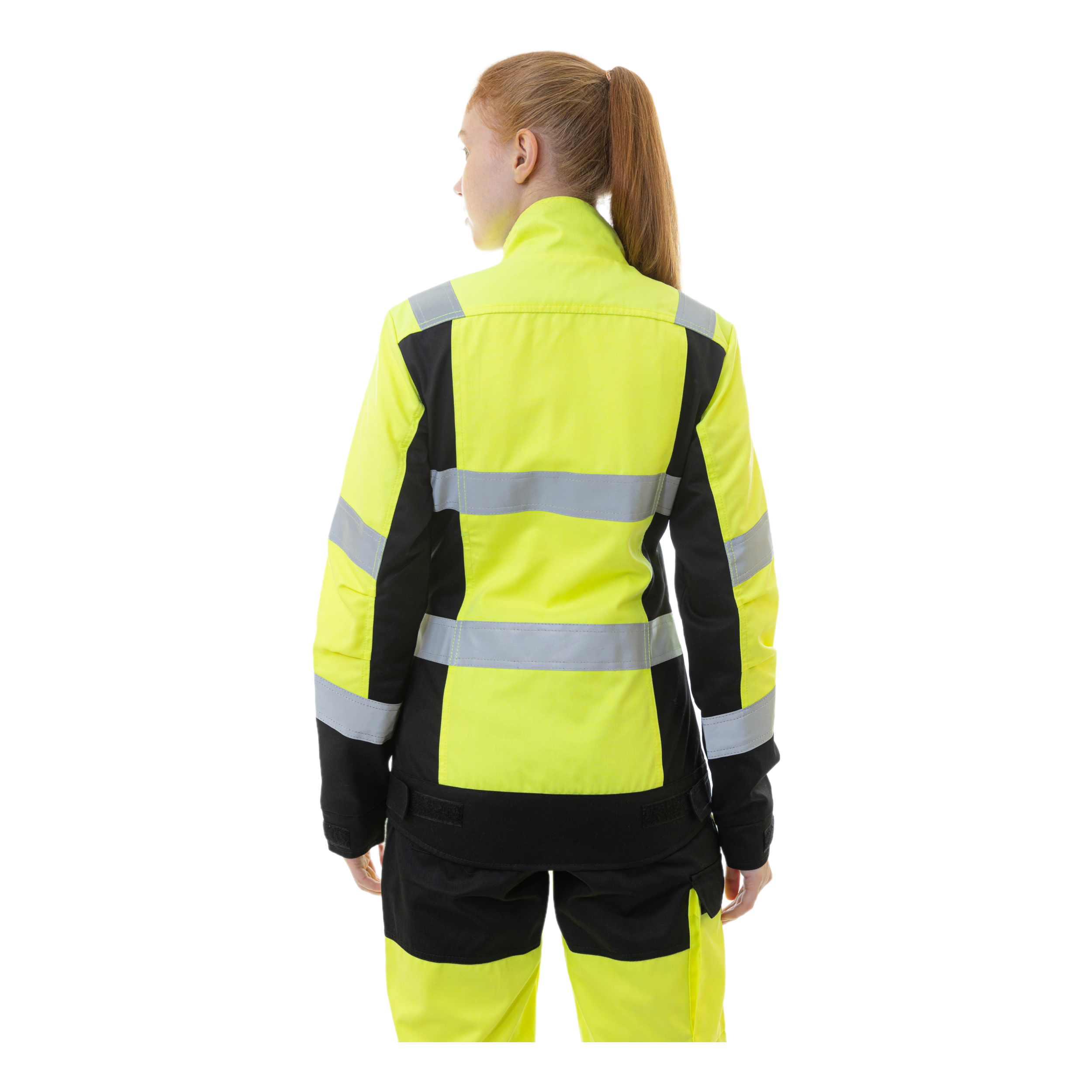 Женская сигнальная куртка Brodeks KS229, желтый/черный