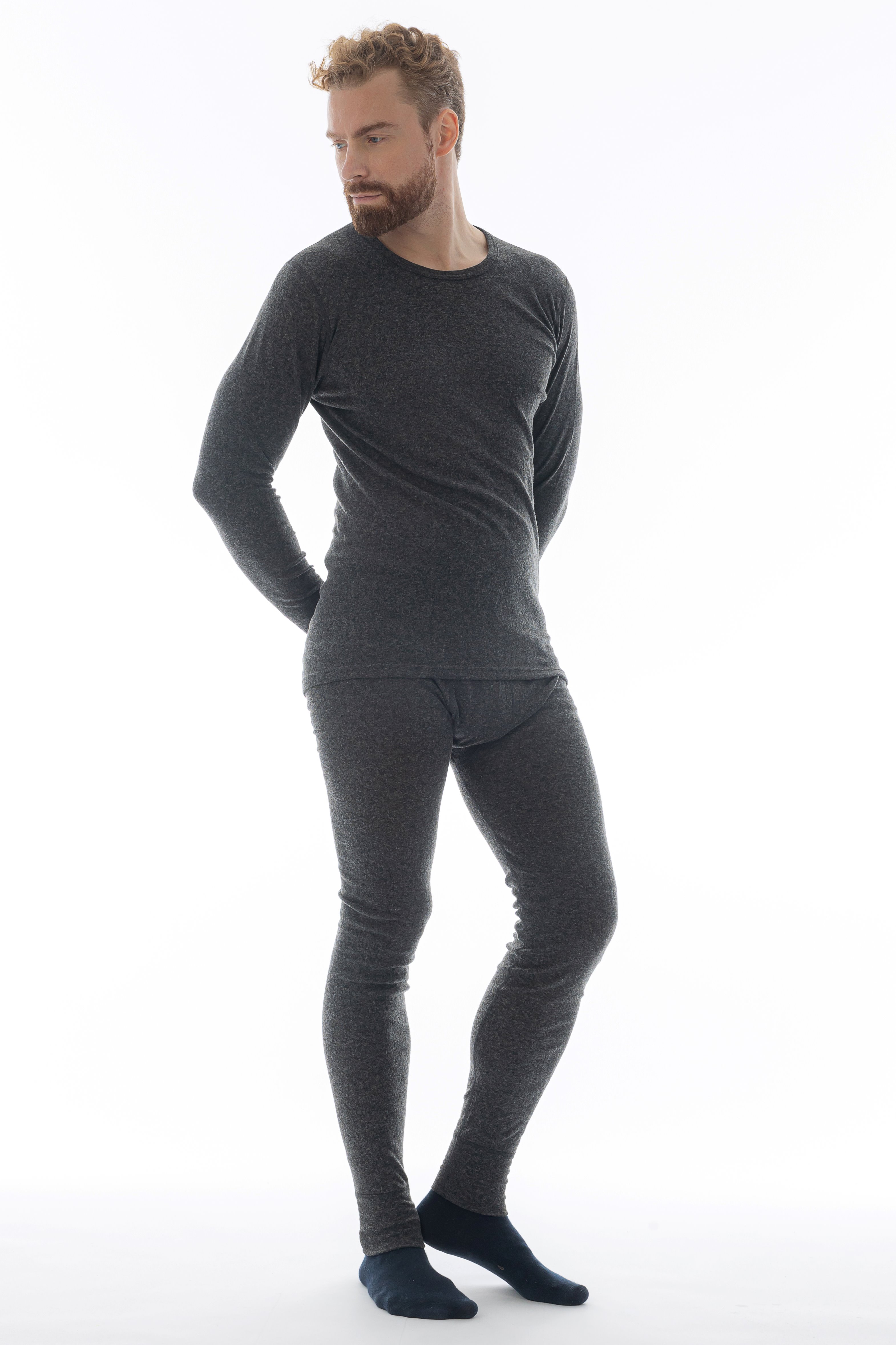 Комплект термобелья Brodeks Arctic Merino, 791-антрацит мелированный