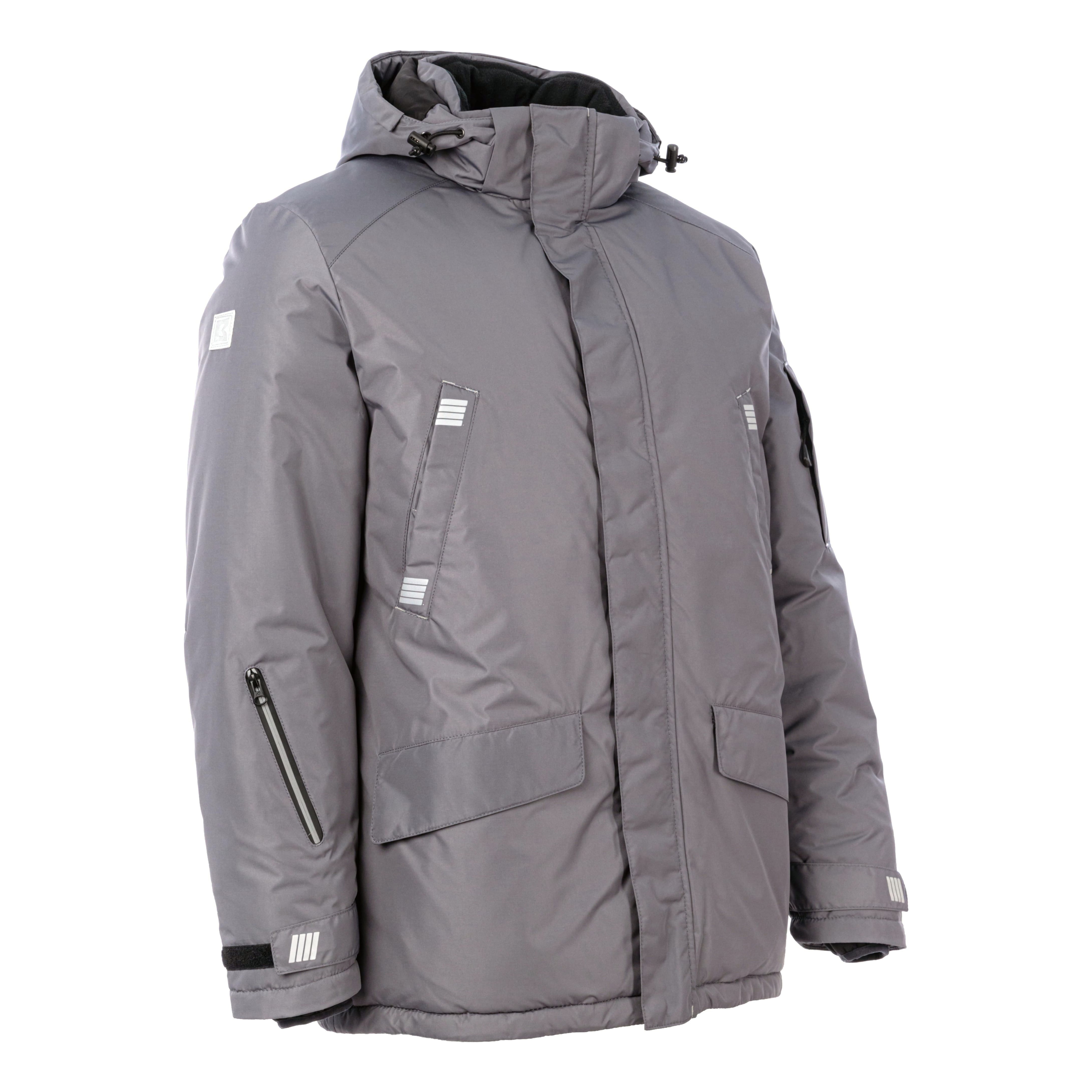 Зимняя куртка-парка Brodeks KW204, серый