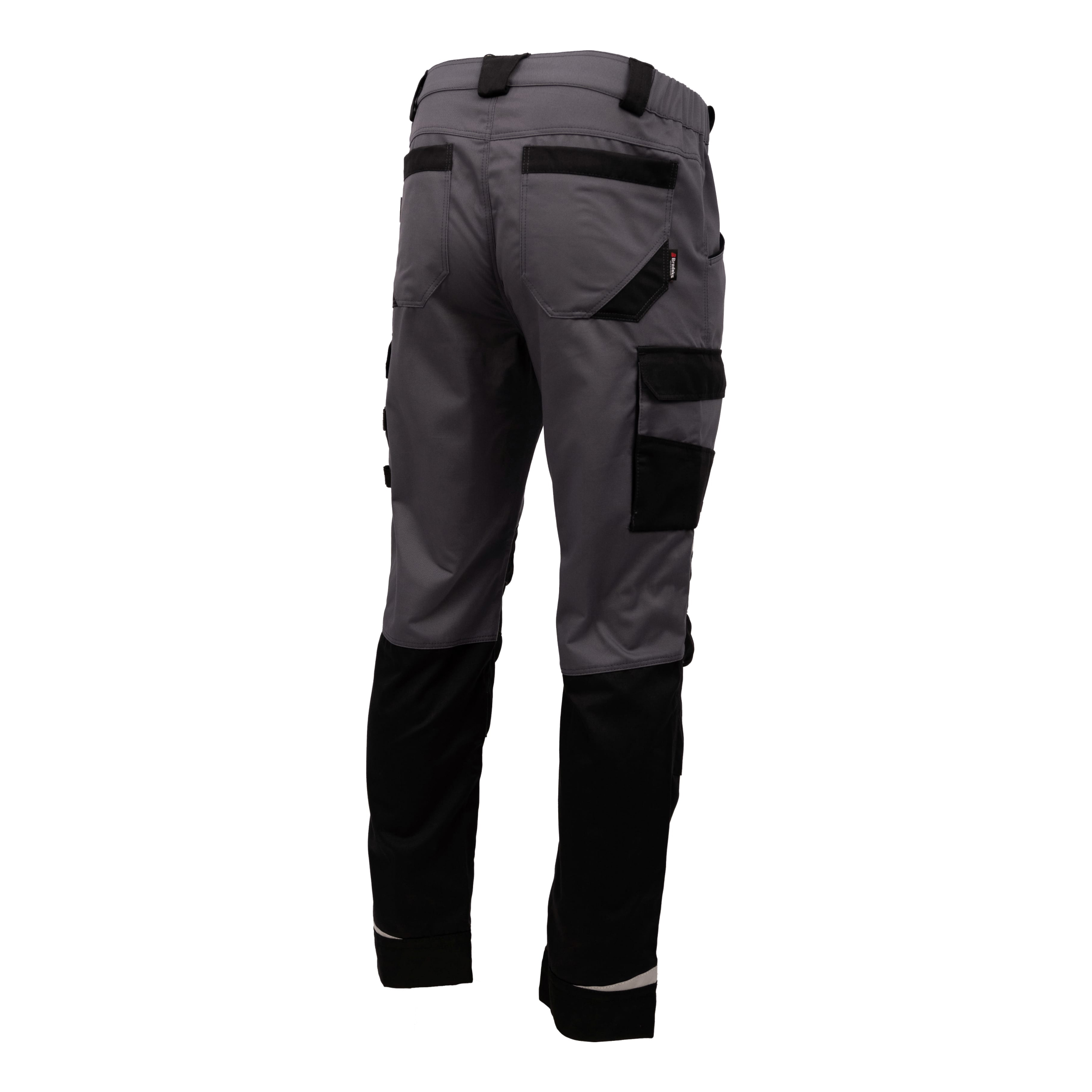 Брюки Brodeks KS302 -C, 100% хлопок, графит серый/черный