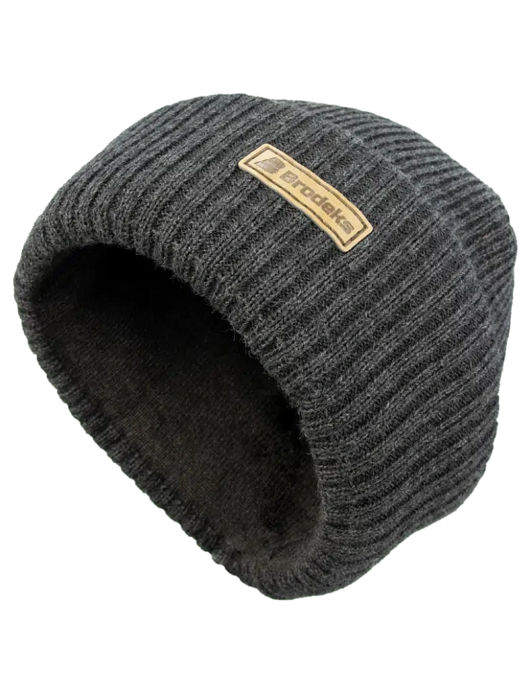 Шапка мембранная Brodeks KM124, серый