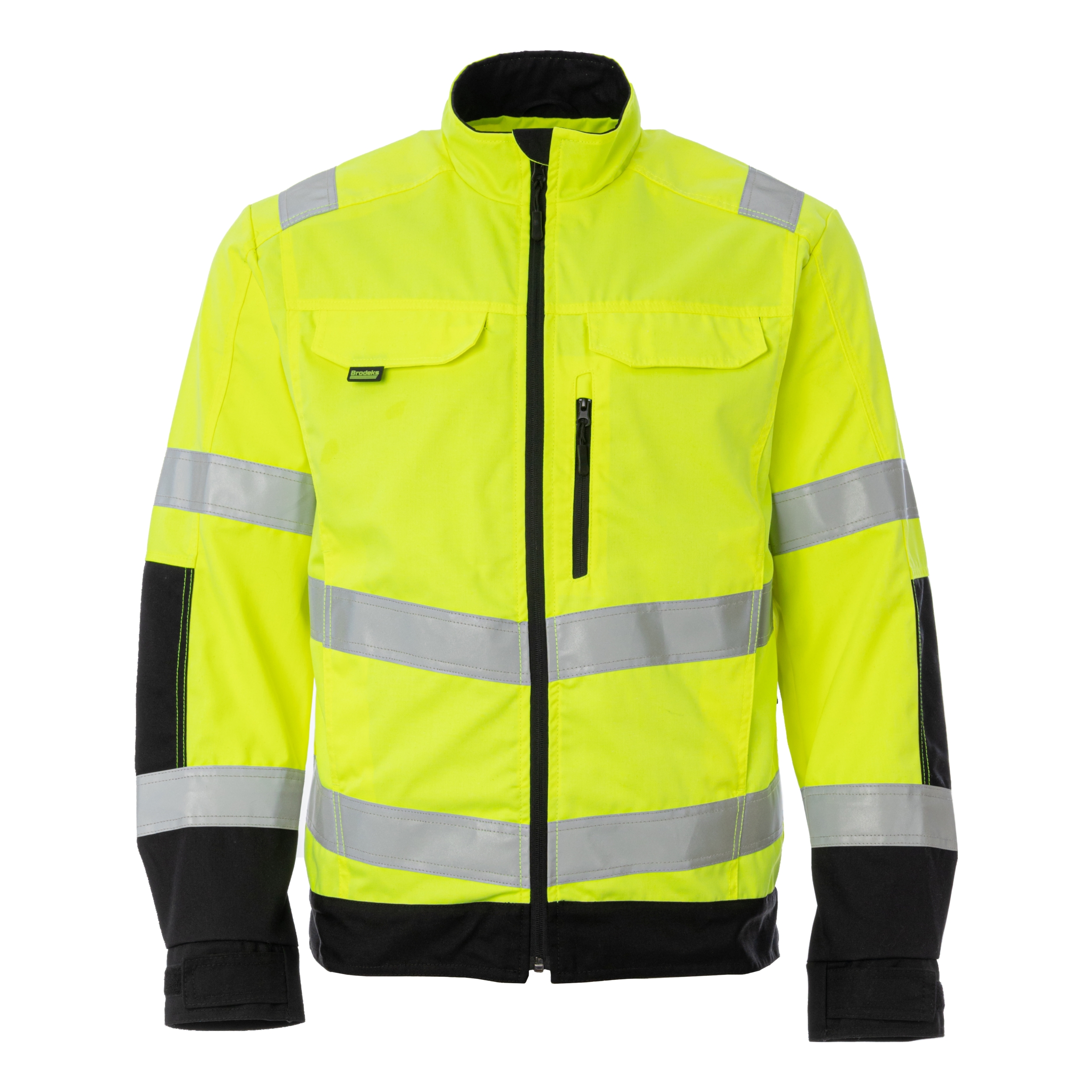 Сигнальная куртка Brodeks KS218, желтый/черный