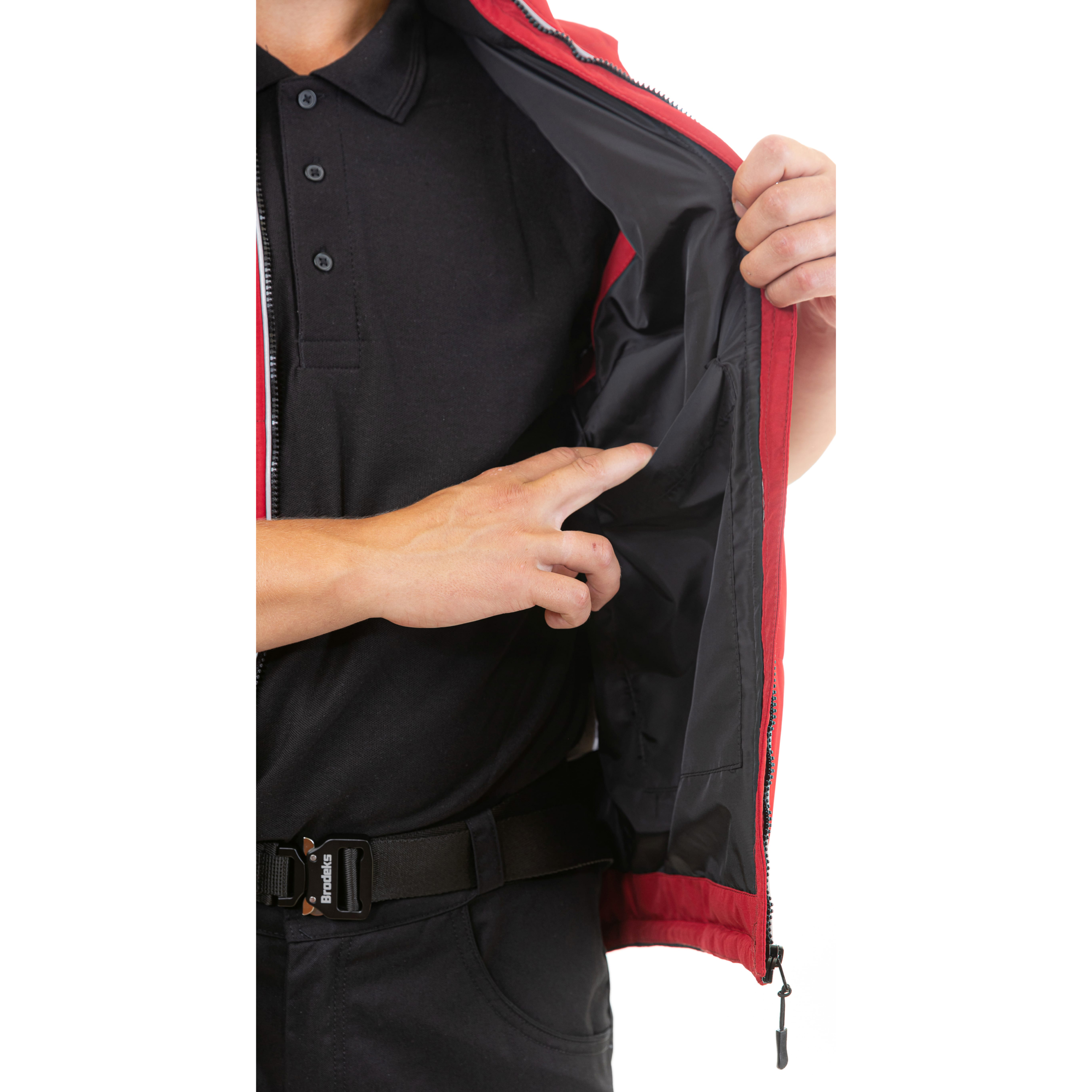 Жилет утепленный Brodeks KW101, красный