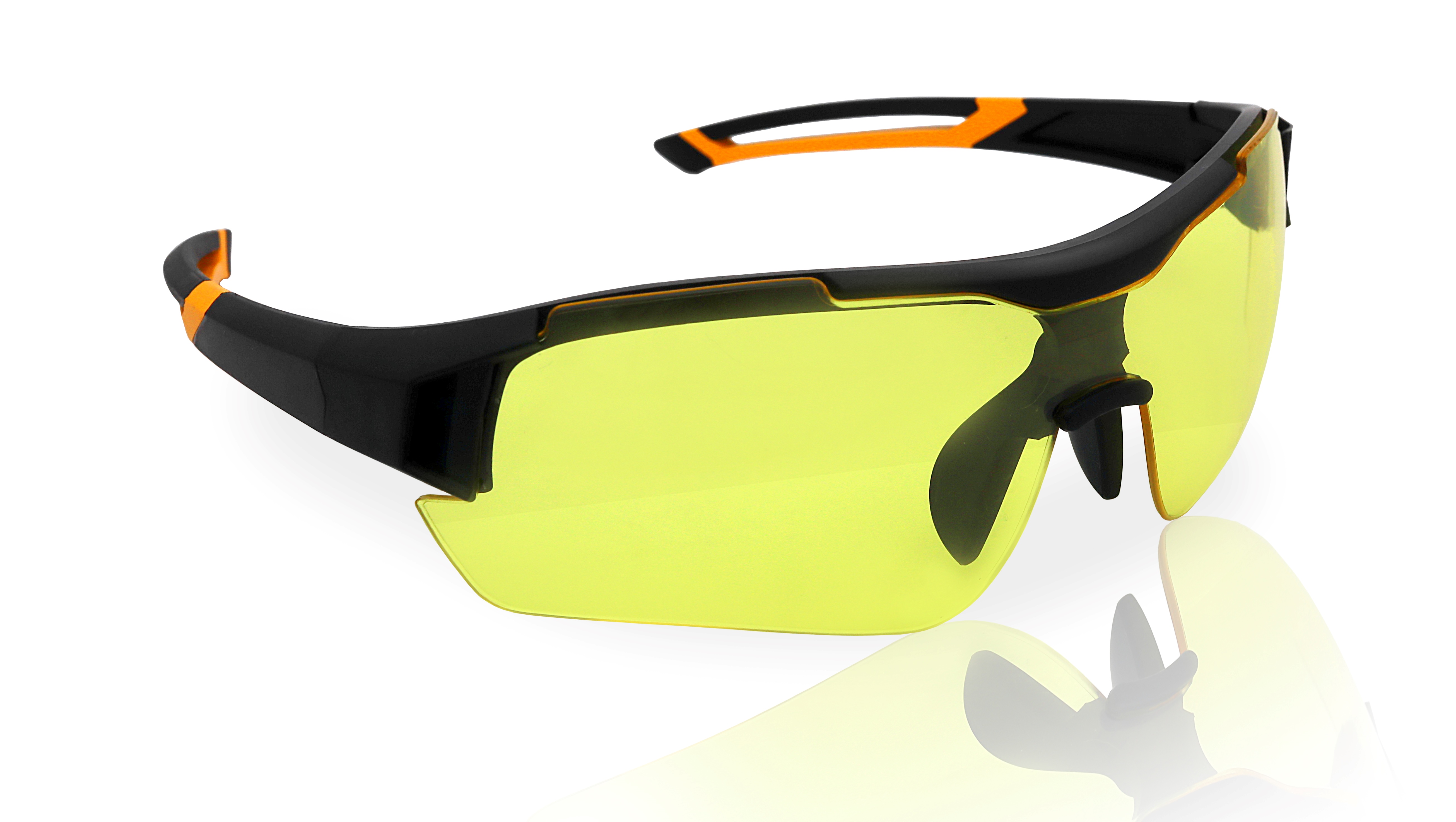 Очки защитные открытые Еланпласт Дуэт арт. ОЧК802 KN, желтый