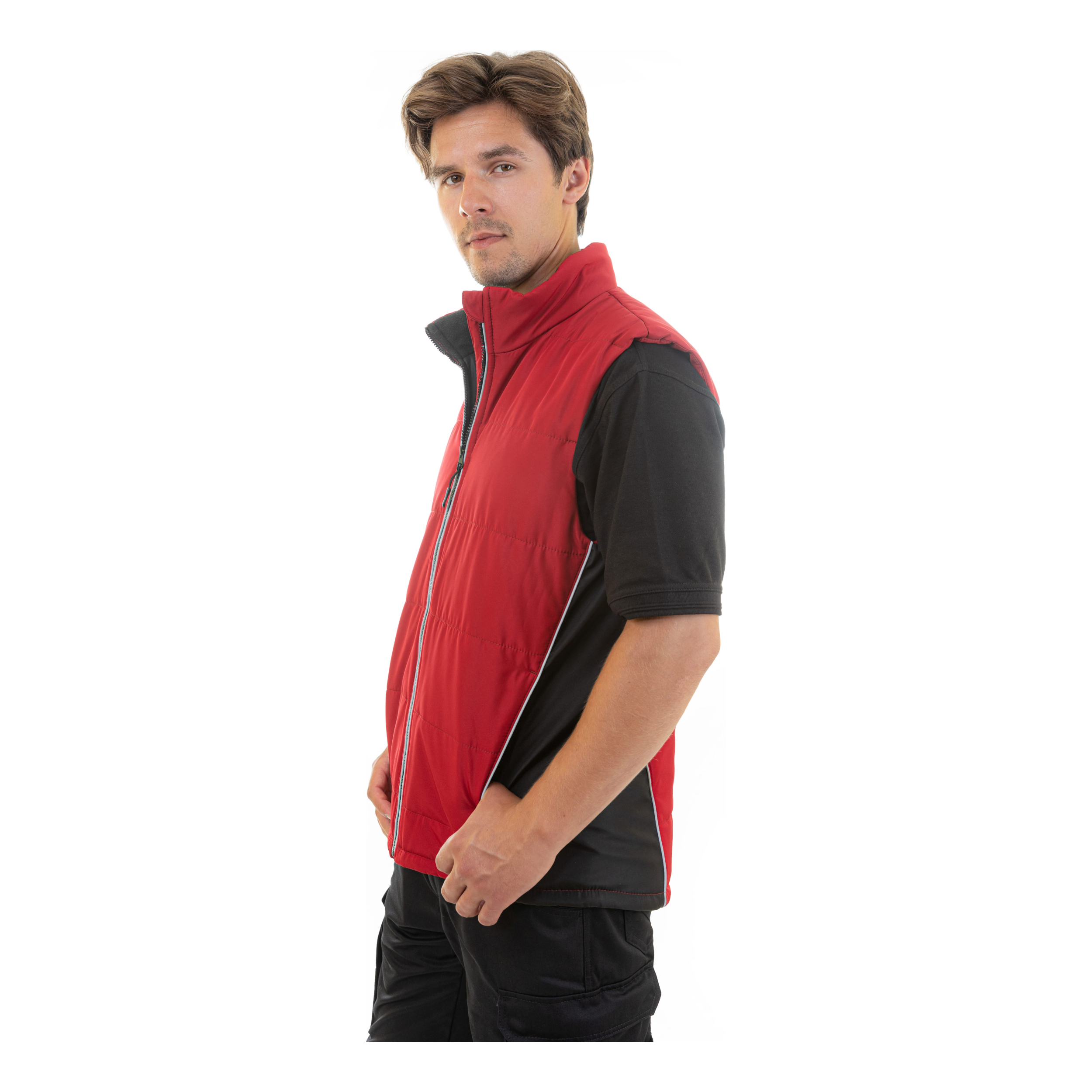 Жилет утепленный Brodeks KW101, красный