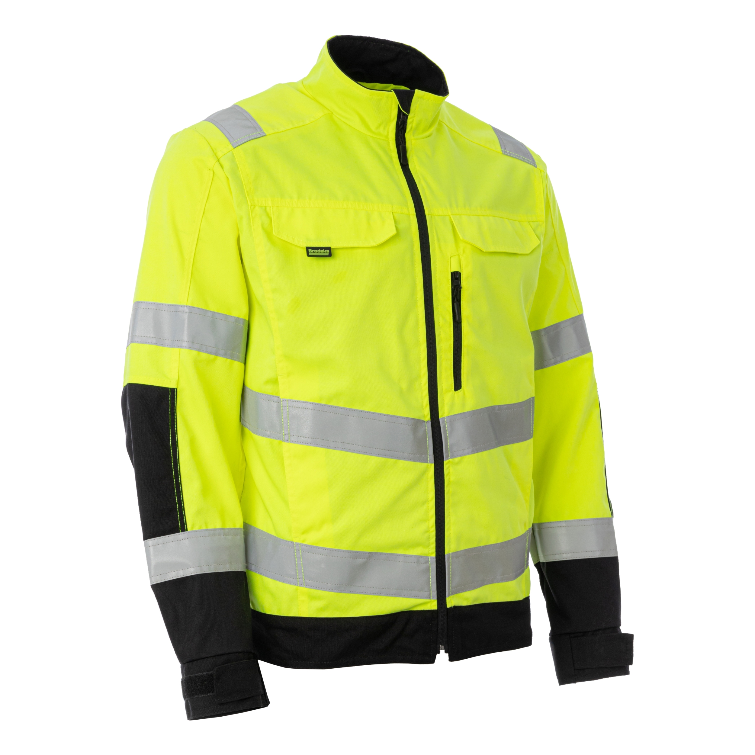 Сигнальная куртка Brodeks KS218, желтый/черный