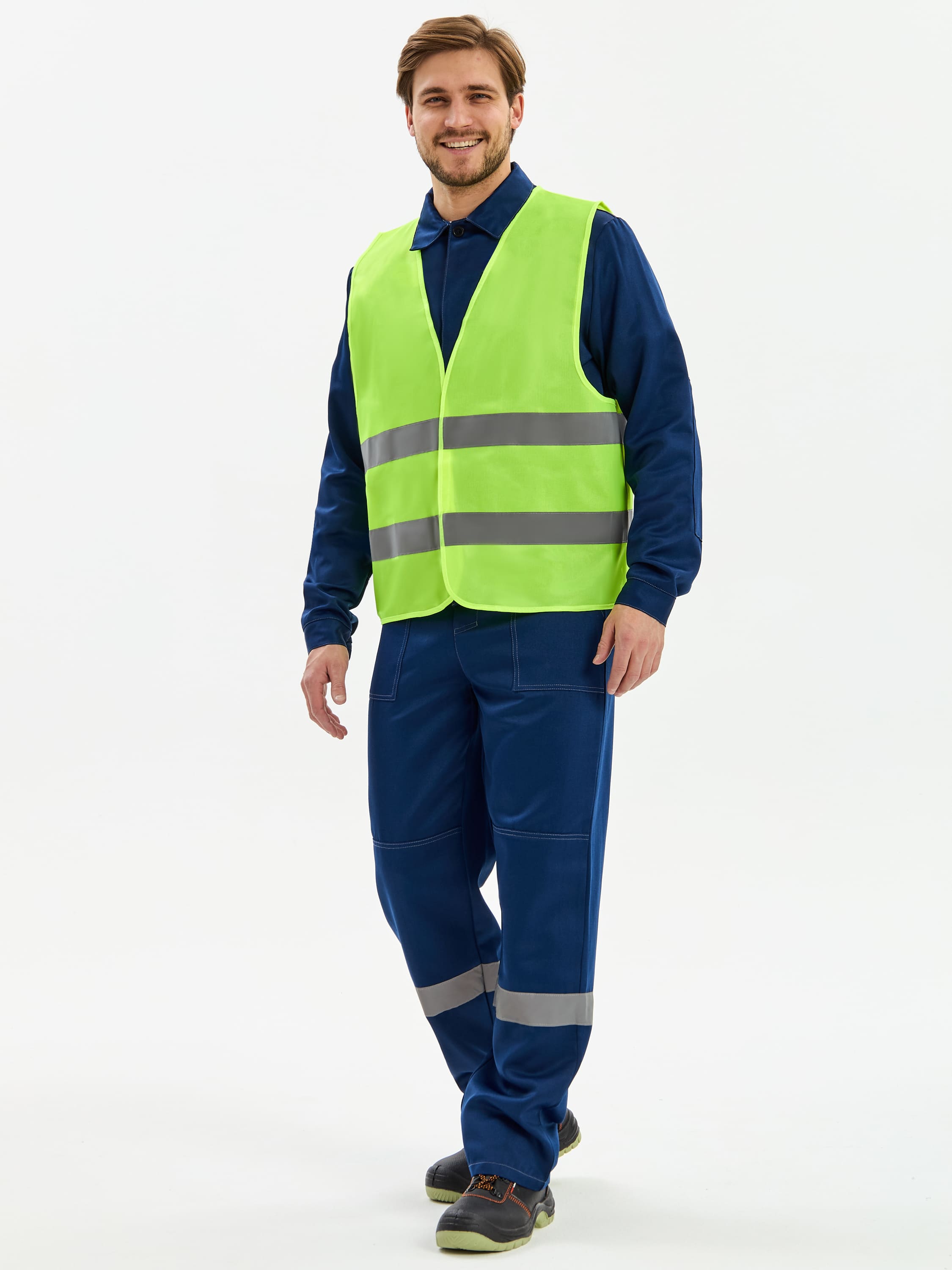 Жилет сигнальный ProfLine Base (тк.Полиэфир,60), желтый