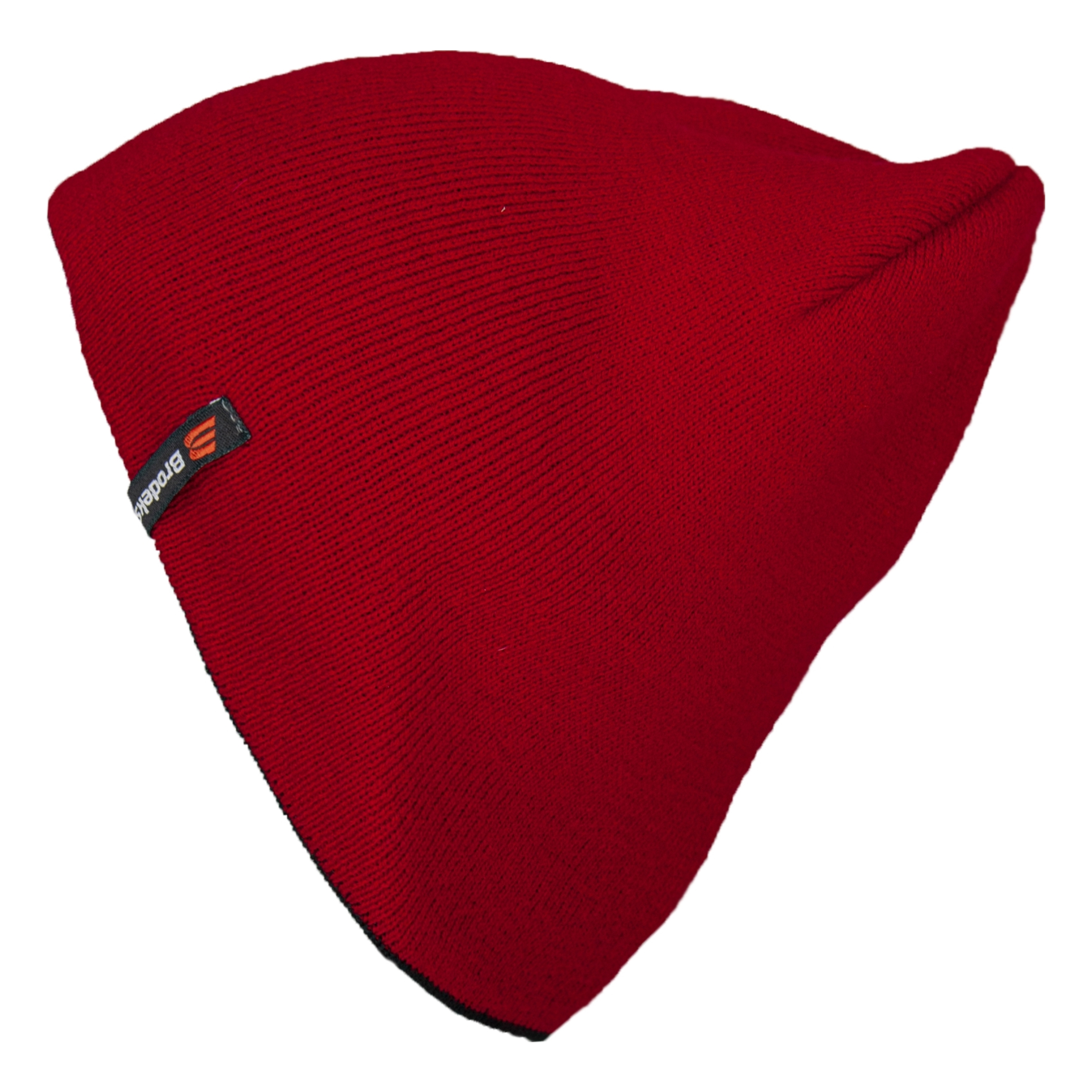 Шапка Brodeks bicolor красный-черный