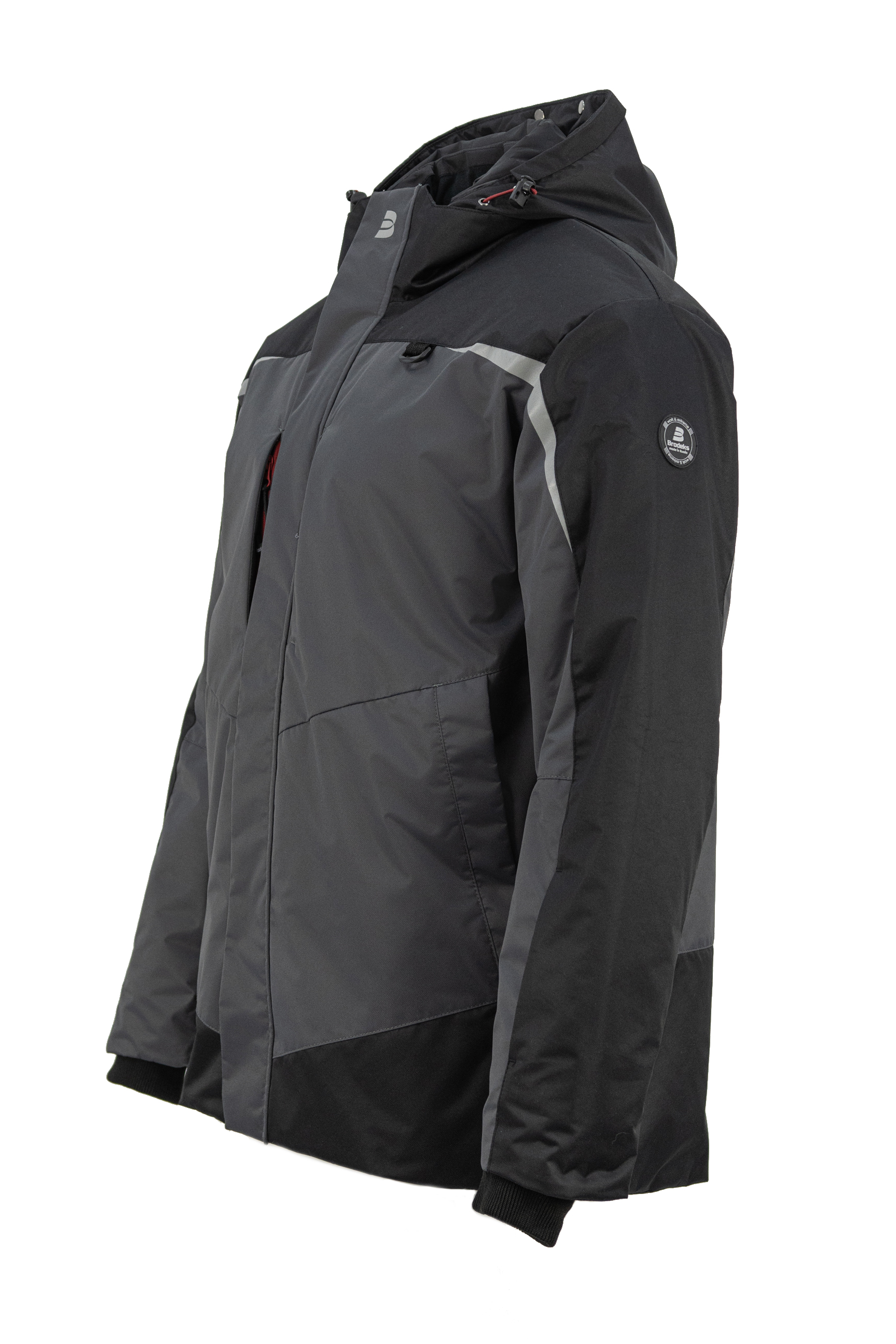 Зимняя куртка Brodeks KW231, серый/черный