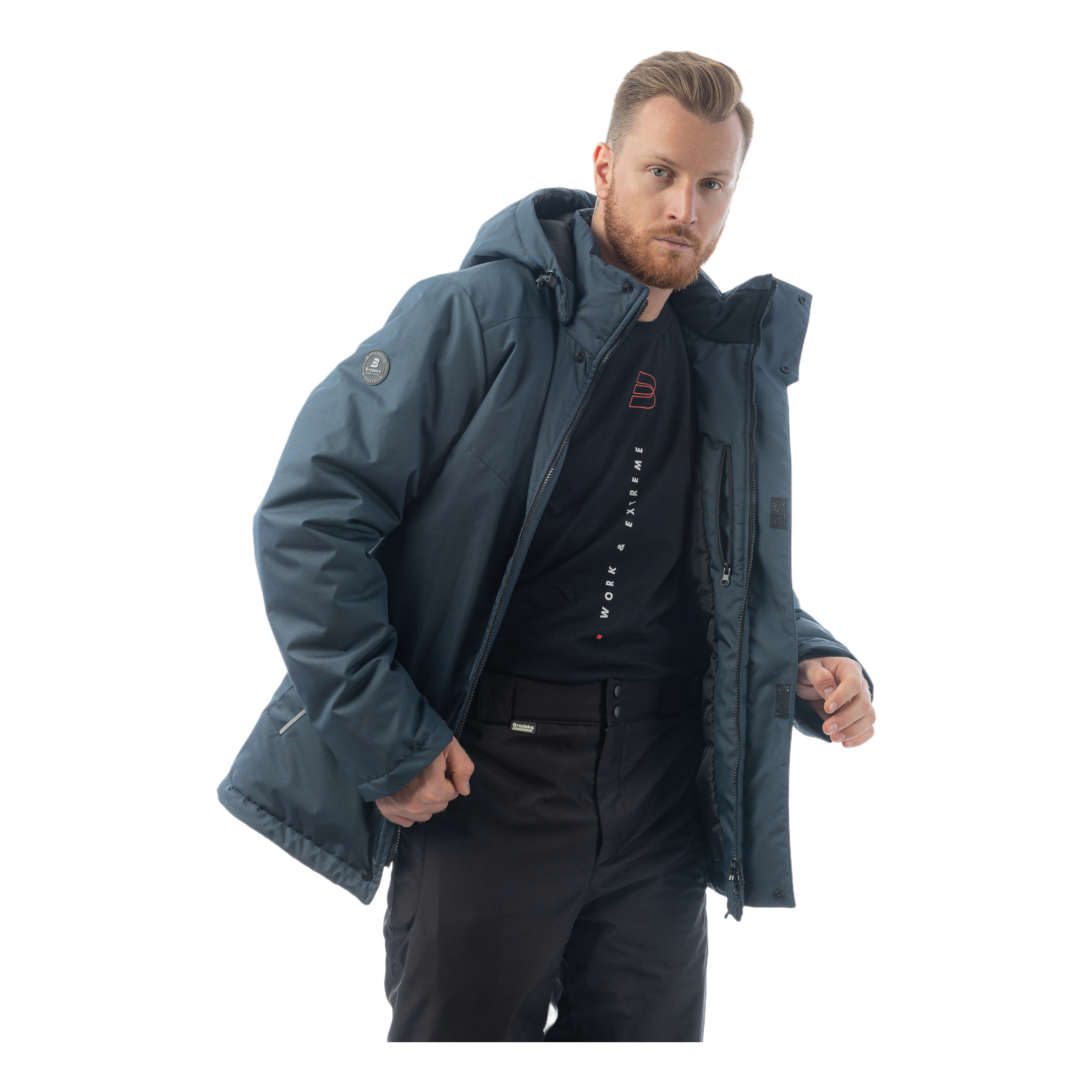 Зимняя куртка Brodeks KW210, темно-синий