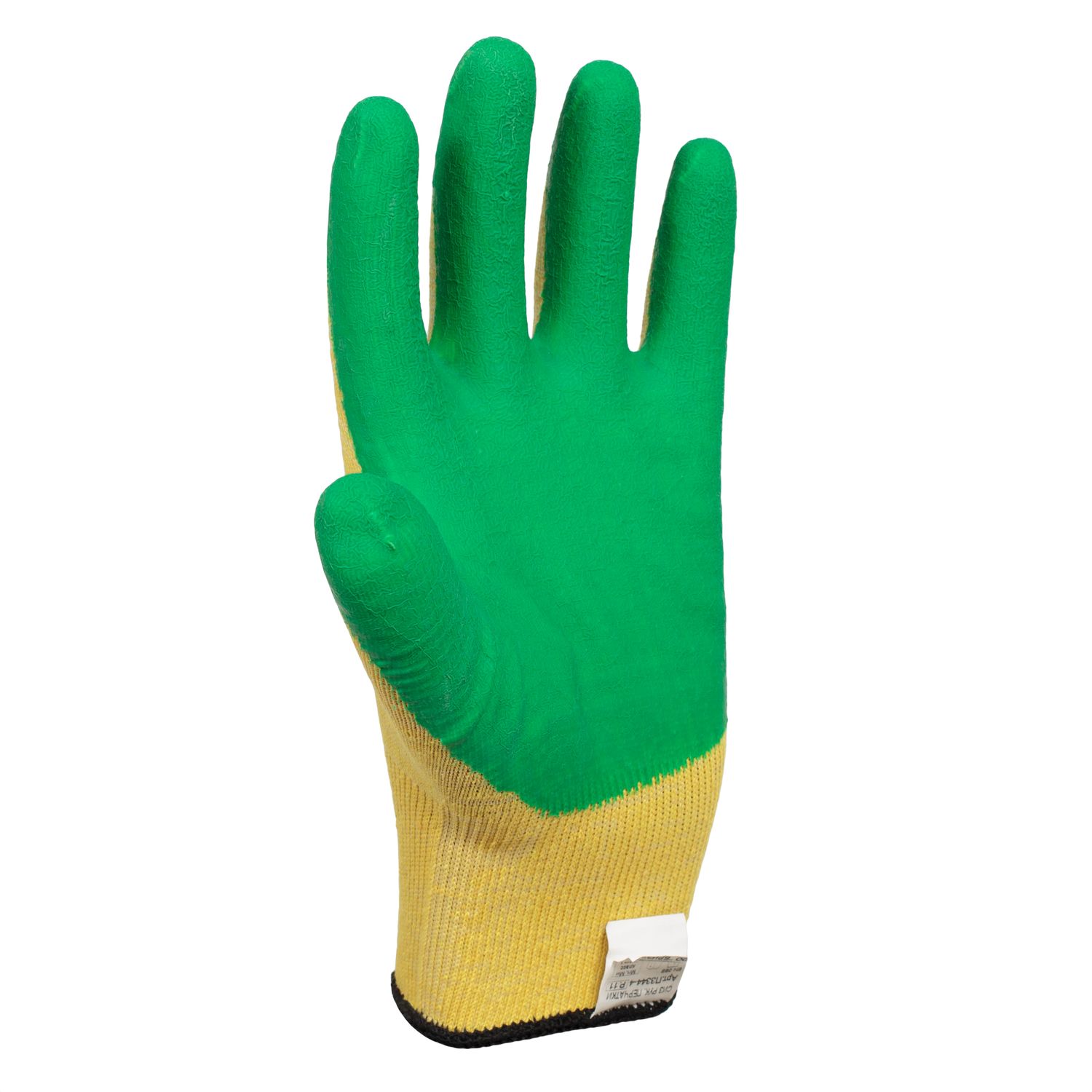 Перчатки хлопкополиэфирные с рельефным латексным покрытием ОЛИВА