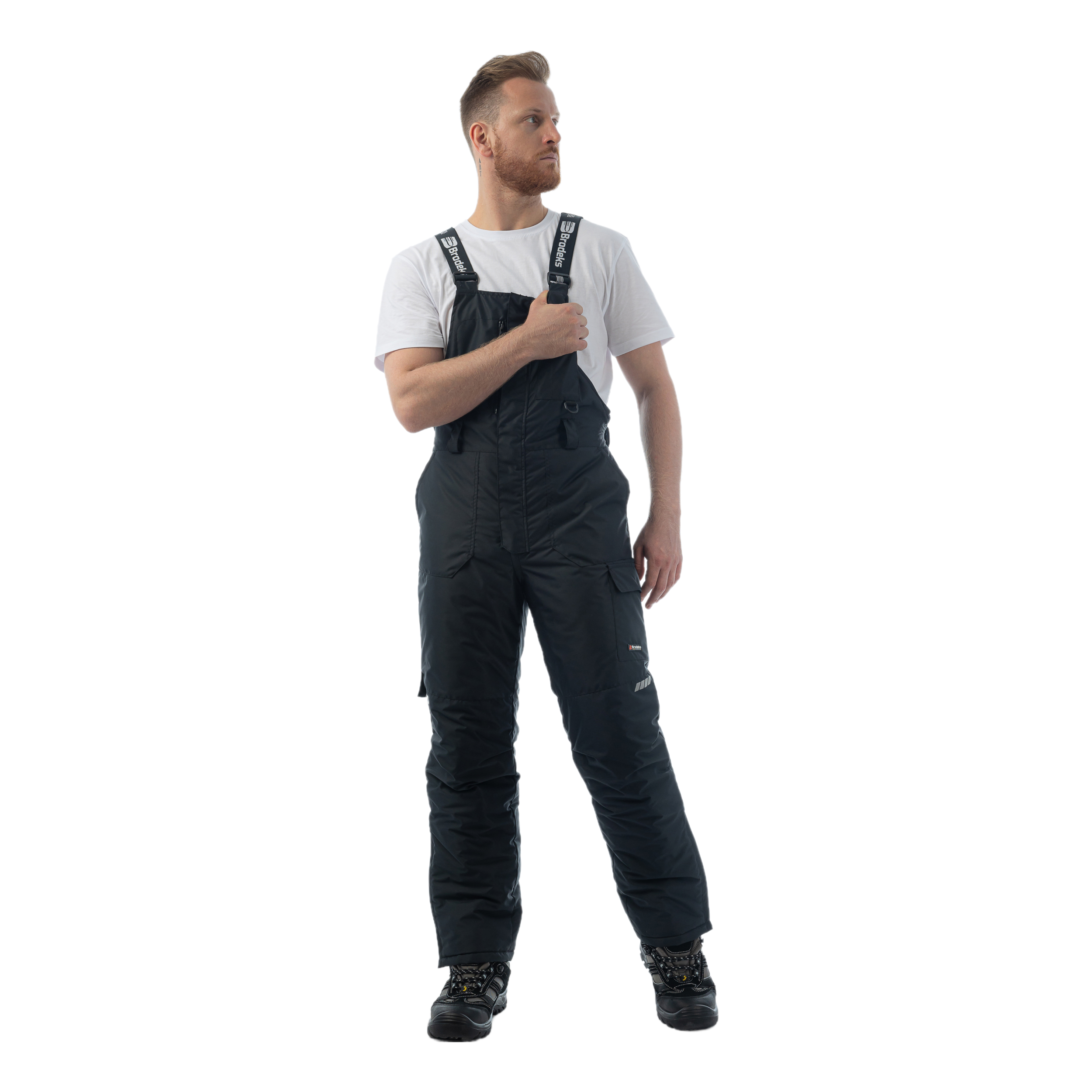 Зимний полукомбинезон Brodeks KW413 , черный