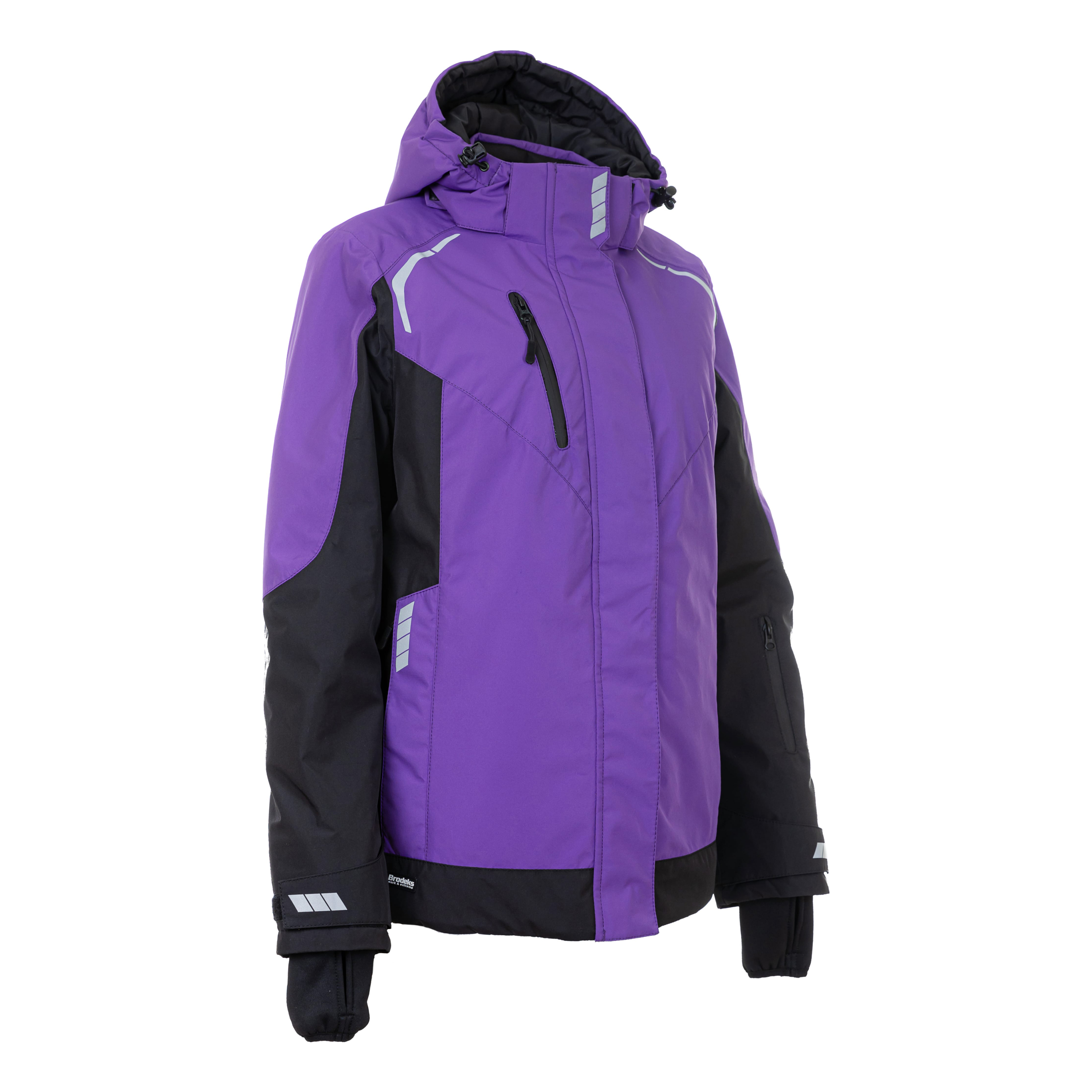 Зимняя женская куртка Brodeks KW208, фиолетовый