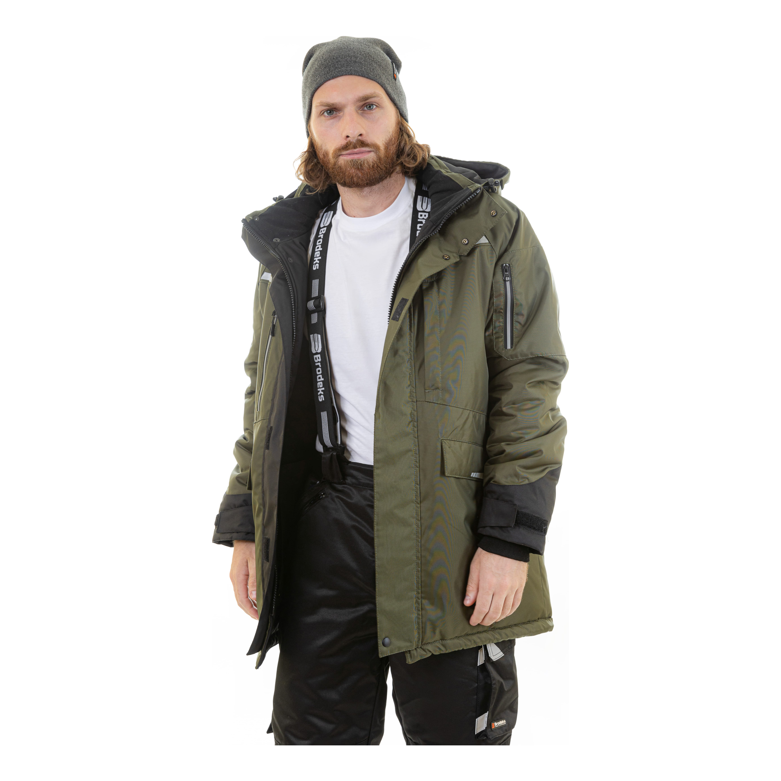 Зимняя куртка-парка Brodeks KW215 , хаки