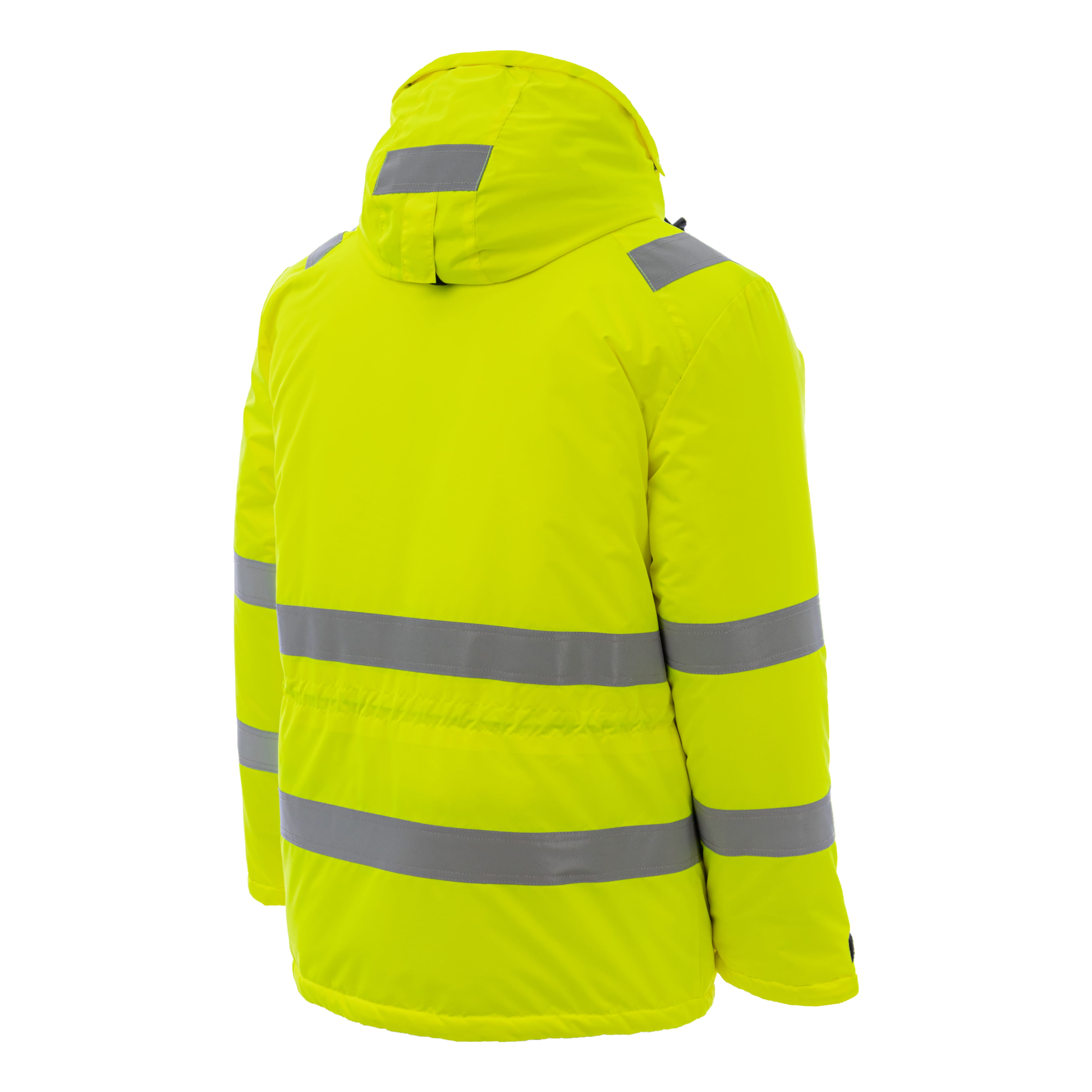 Зимняя сигнальная куртка-парка Brodeks KW220, желтый