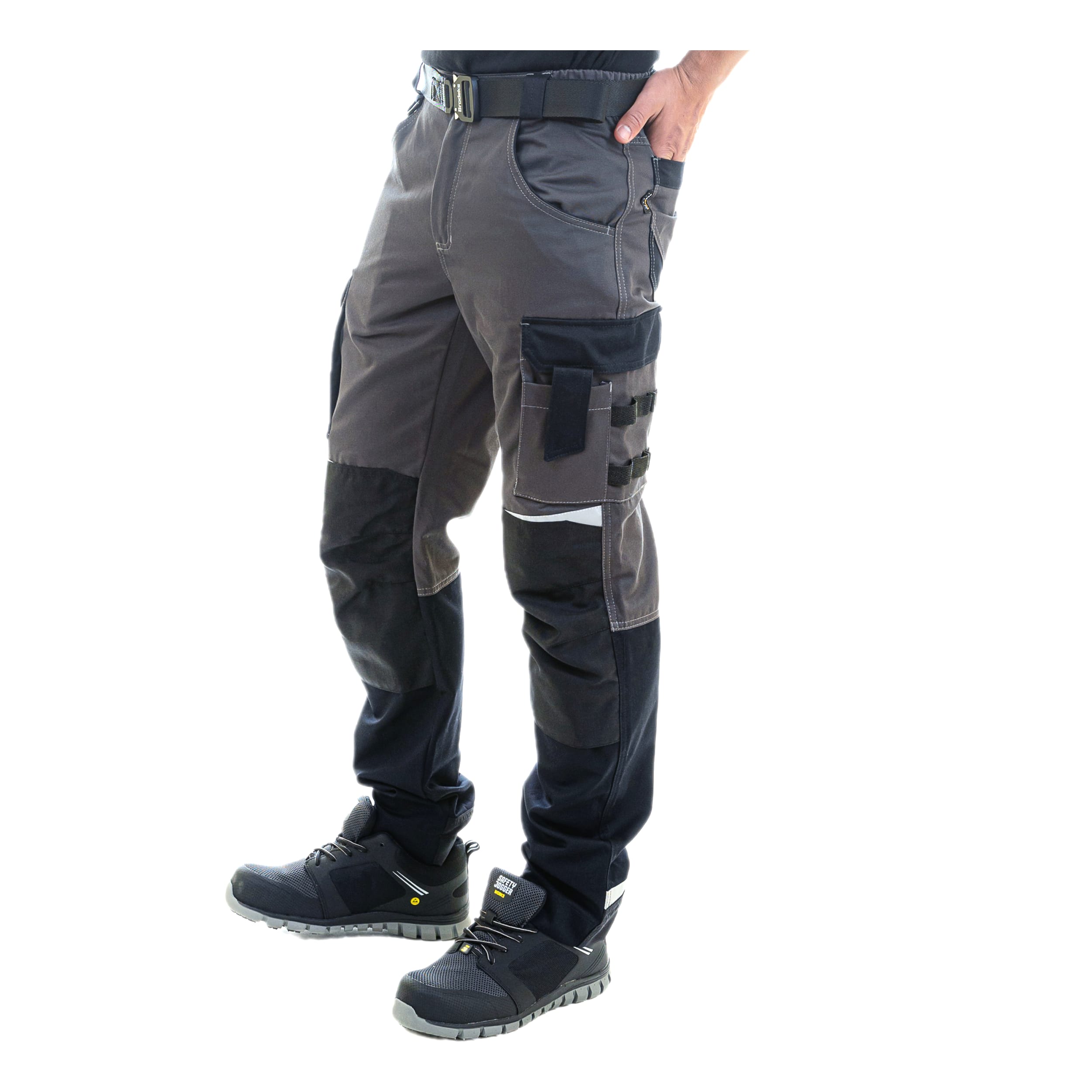 Брюки Brodeks KS302, серый/черный