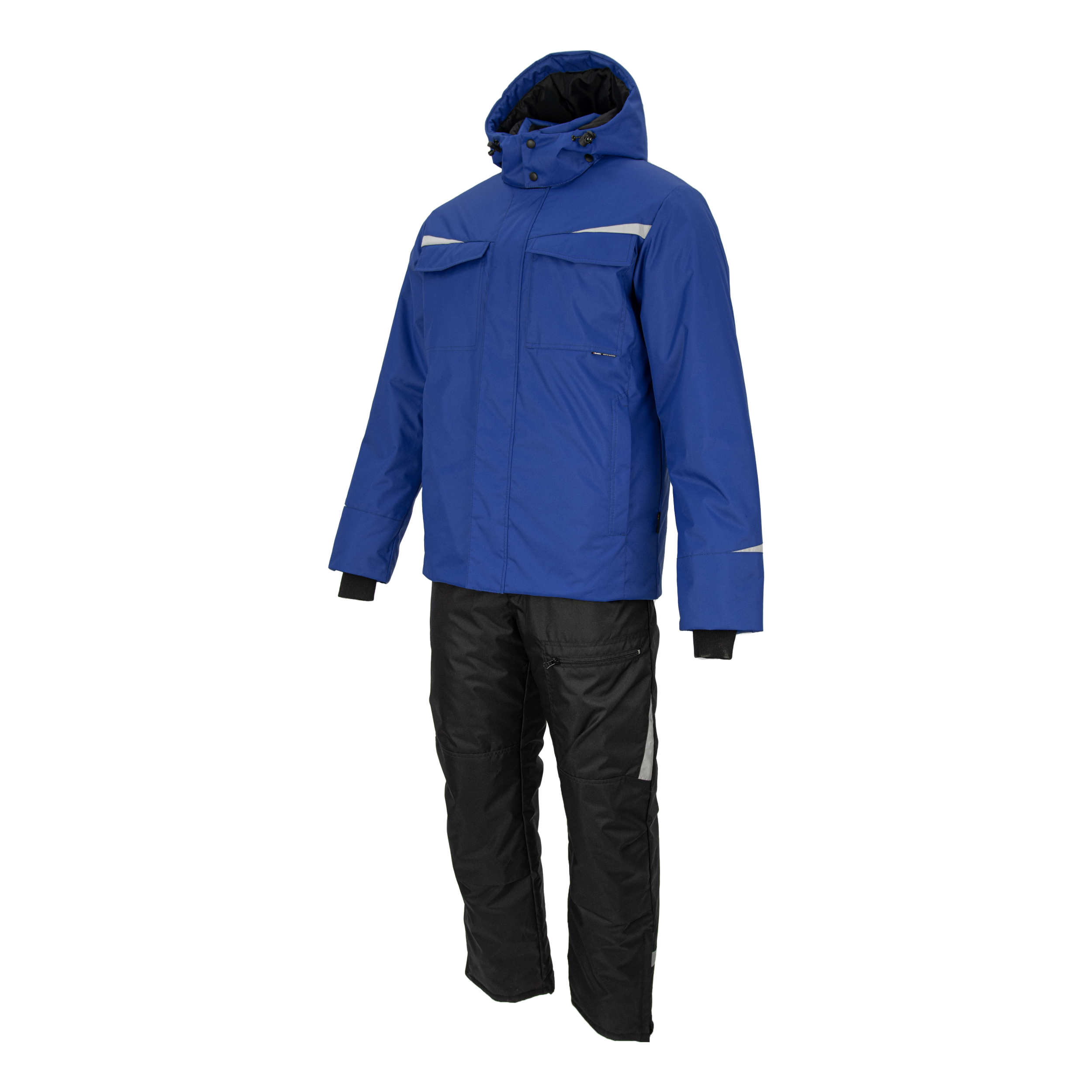 Зимний рабочий костюм Brodeks KW603, синий/черный