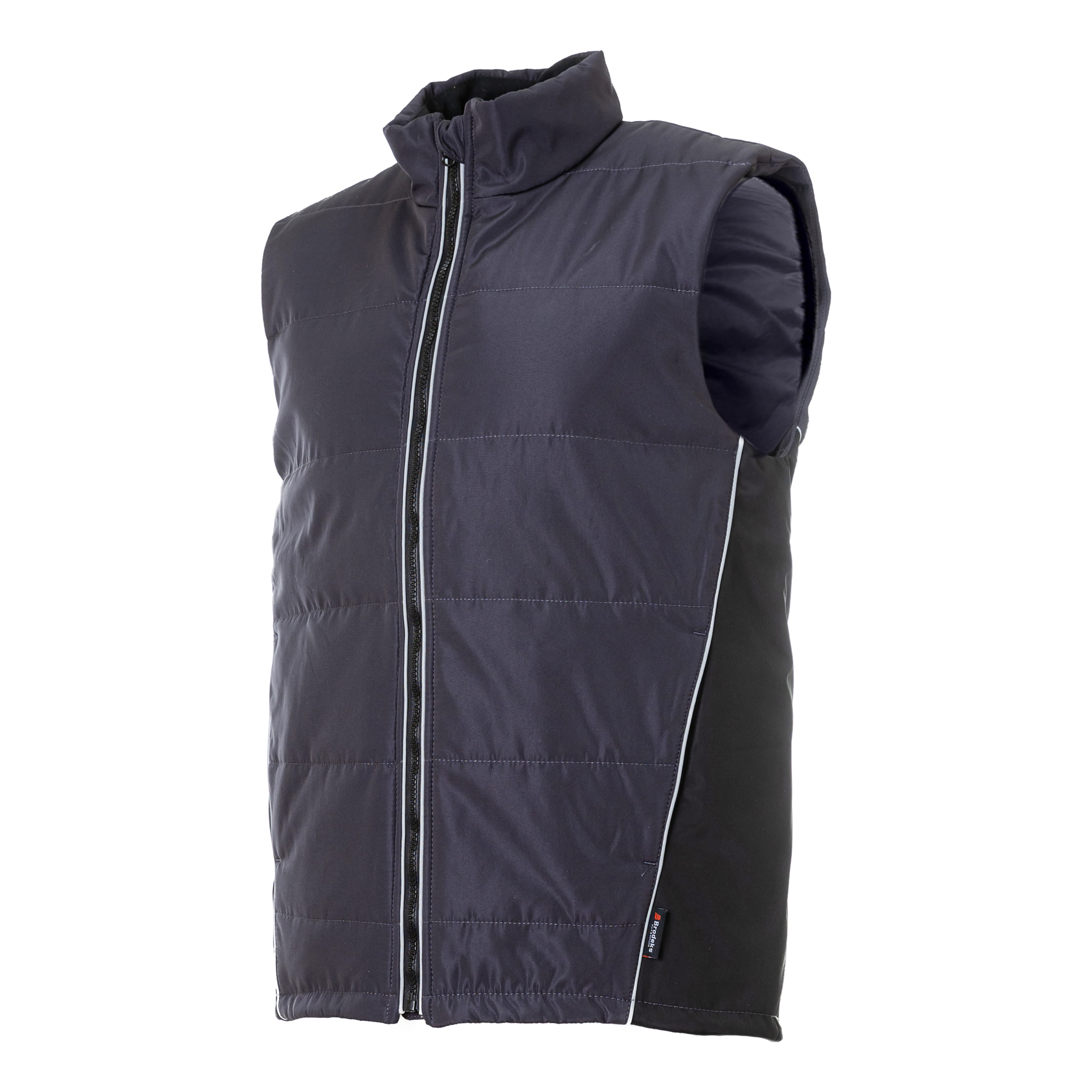 Жилет утепленный Brodeks KW101, серый/черный