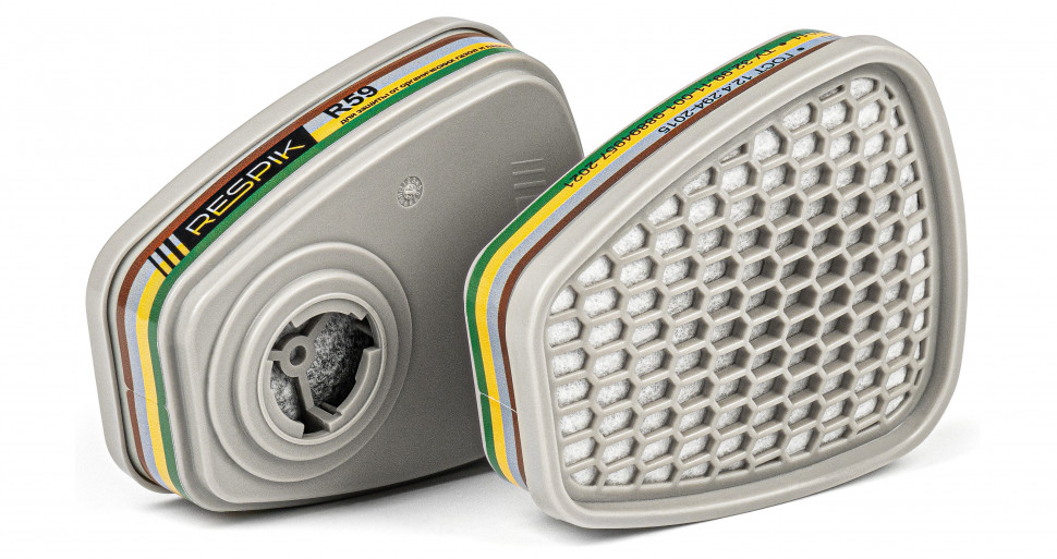 Фильтр противогазовый RESPIK R59 А1В1Е1К1 (2шт)