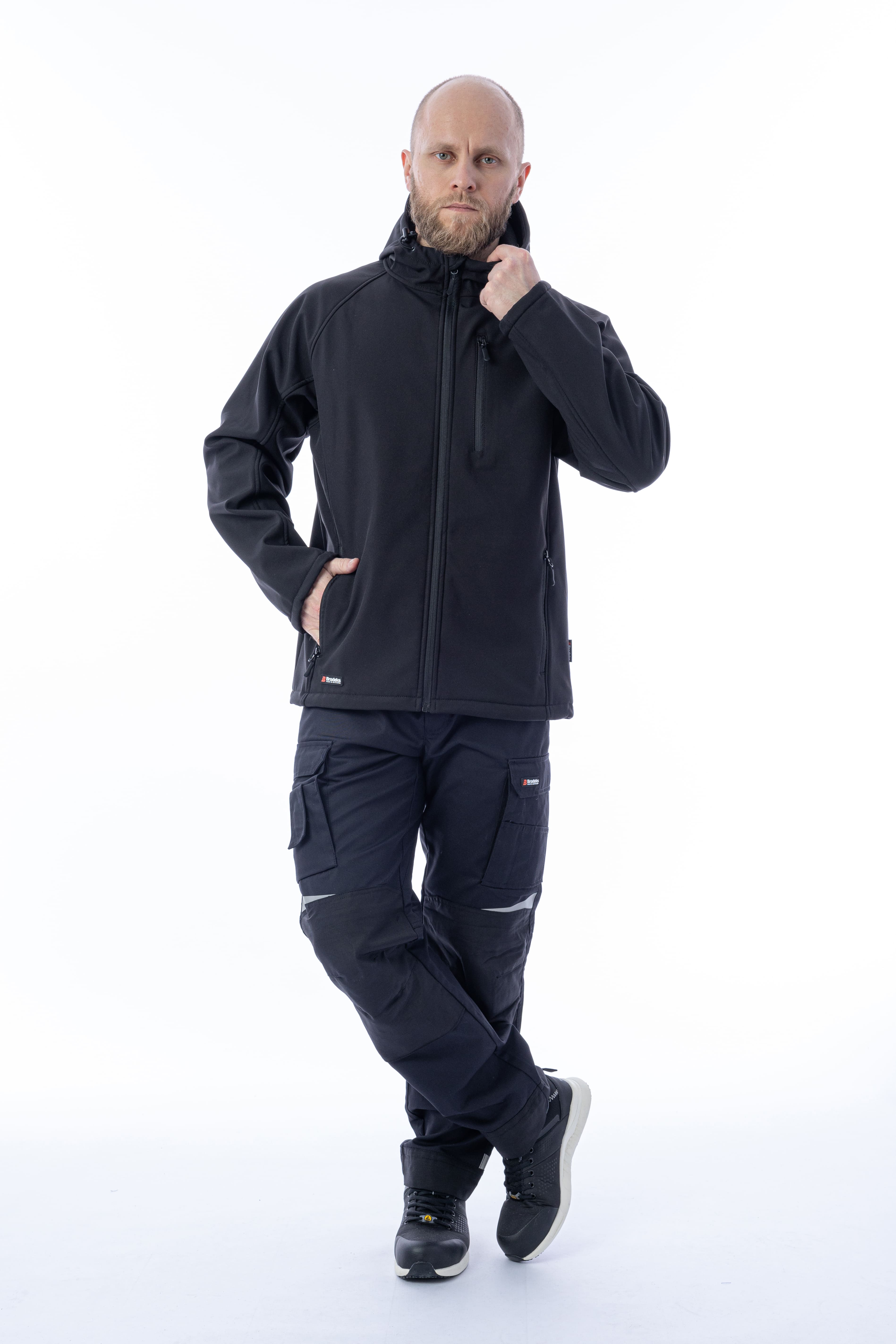 Куртка софтшелл Brodeks KS232, черный