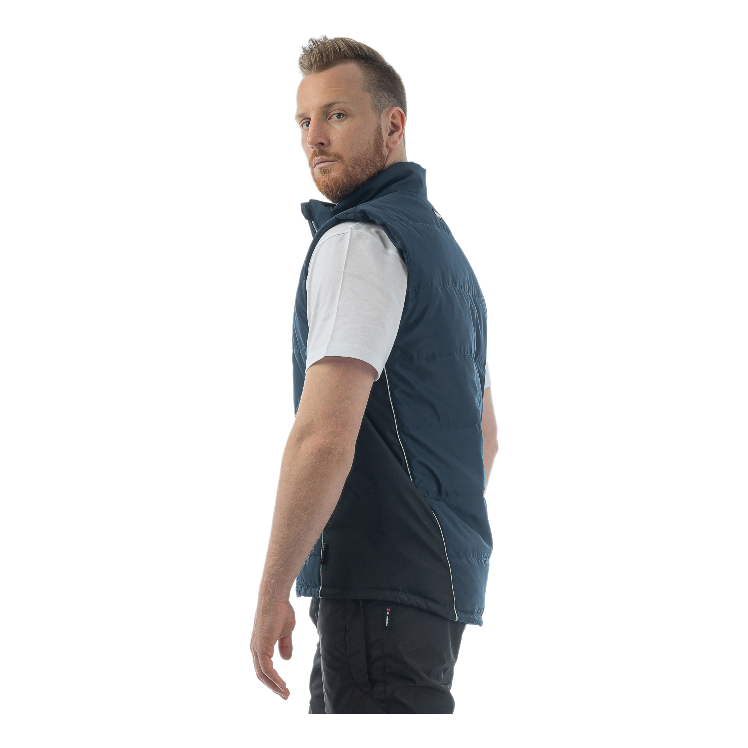 Жилет утепленный Brodeks KW101, синий/черный