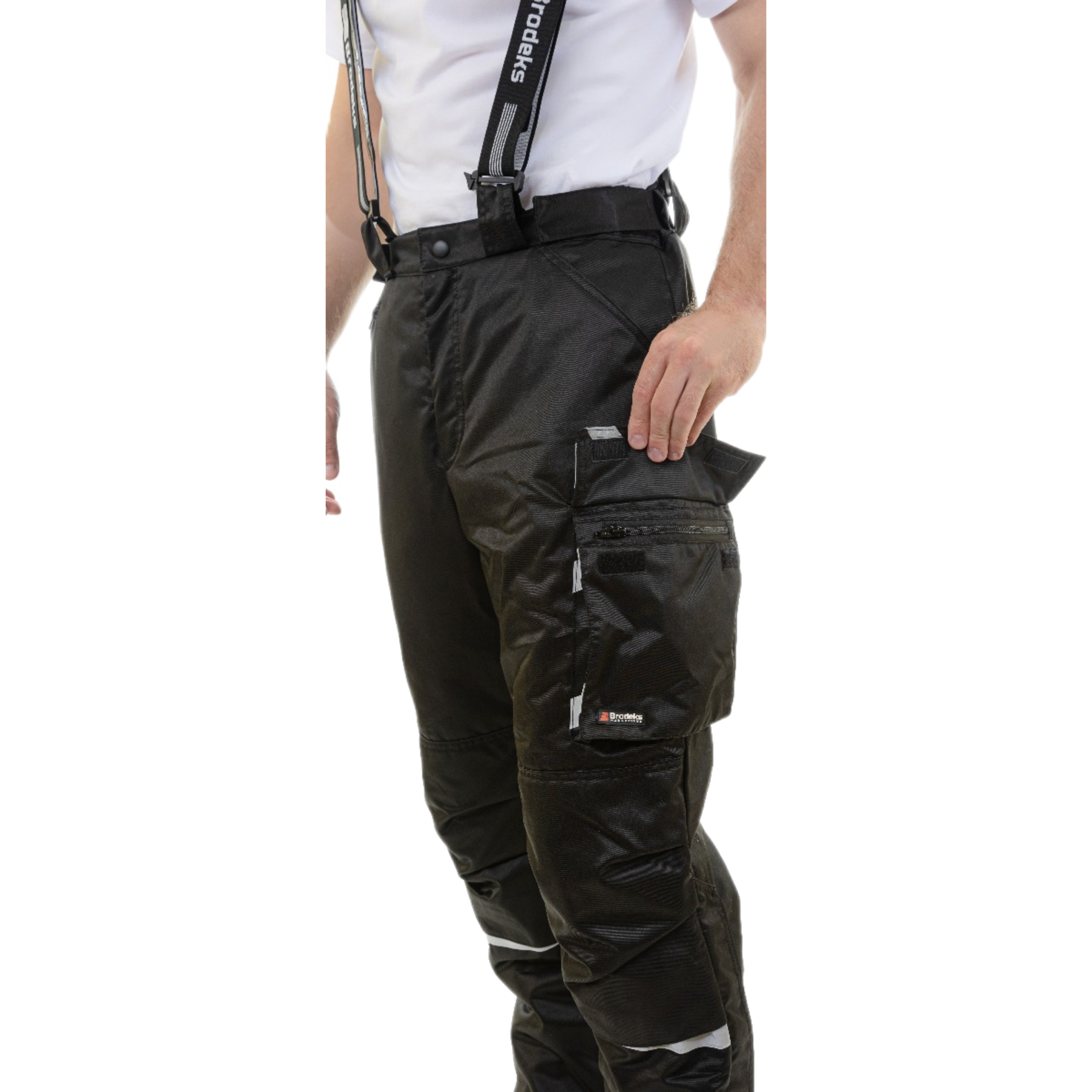 Зимние брюки Brodeks KW304, черный