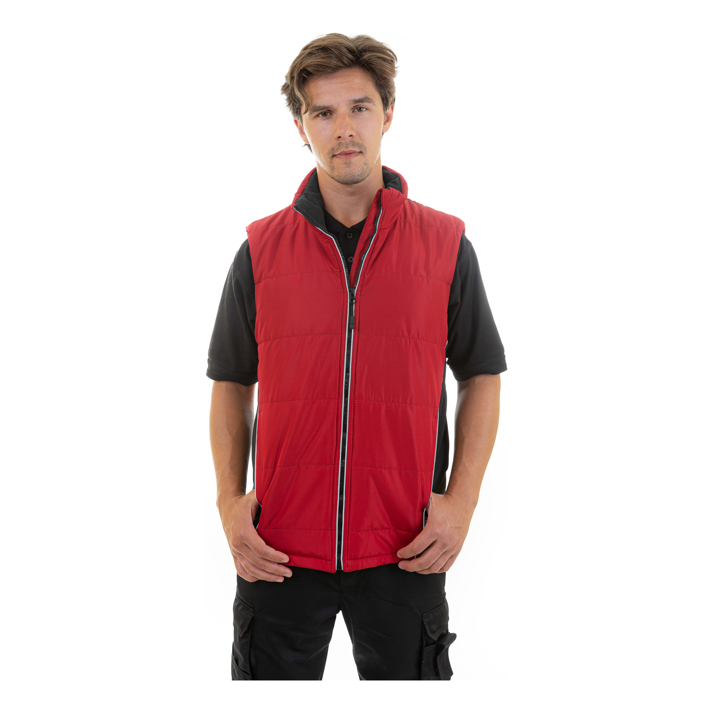 Жилет утепленный Brodeks KW101, красный