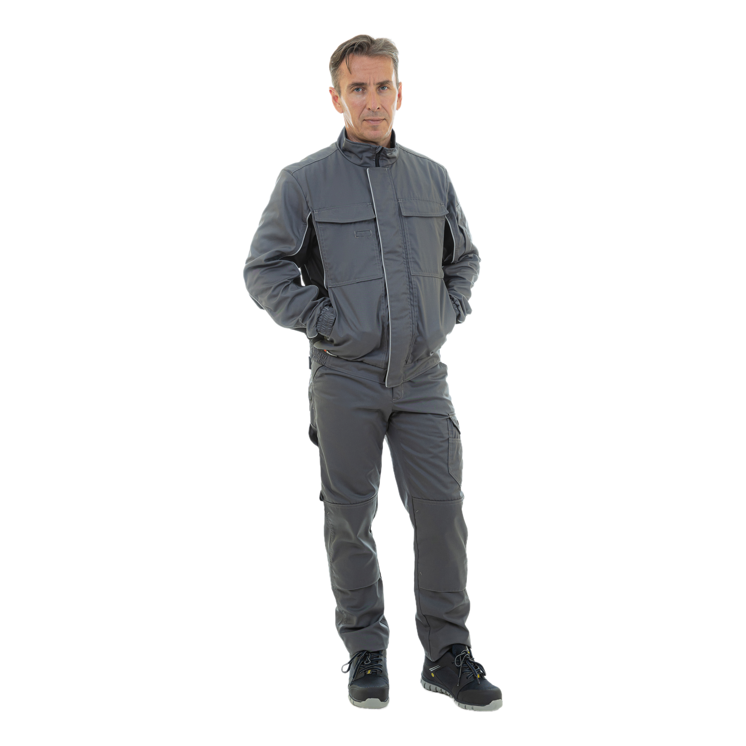 Куртка Brodeks KS201, серый/черный