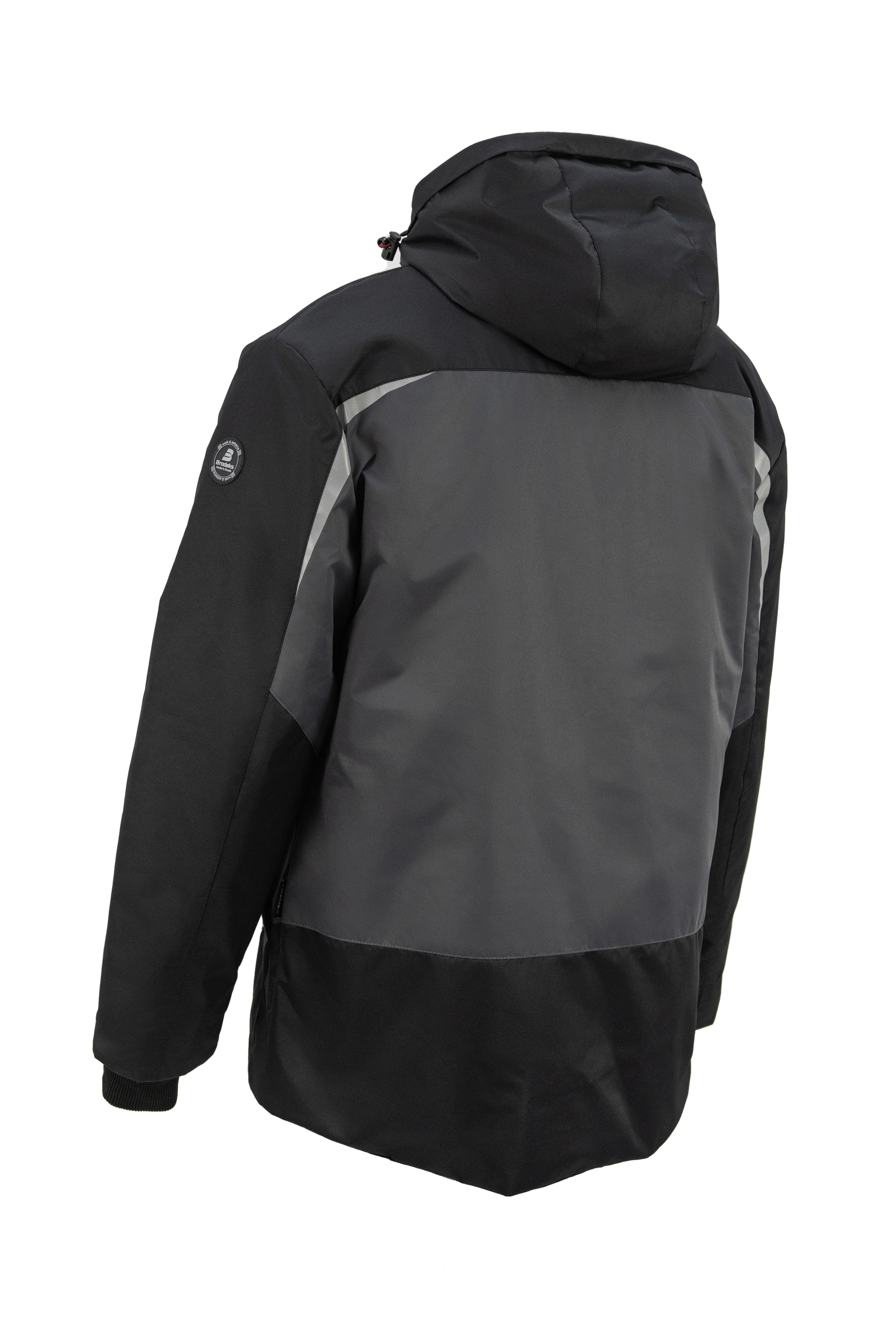 Зимняя куртка Brodeks KW231, серый/черный