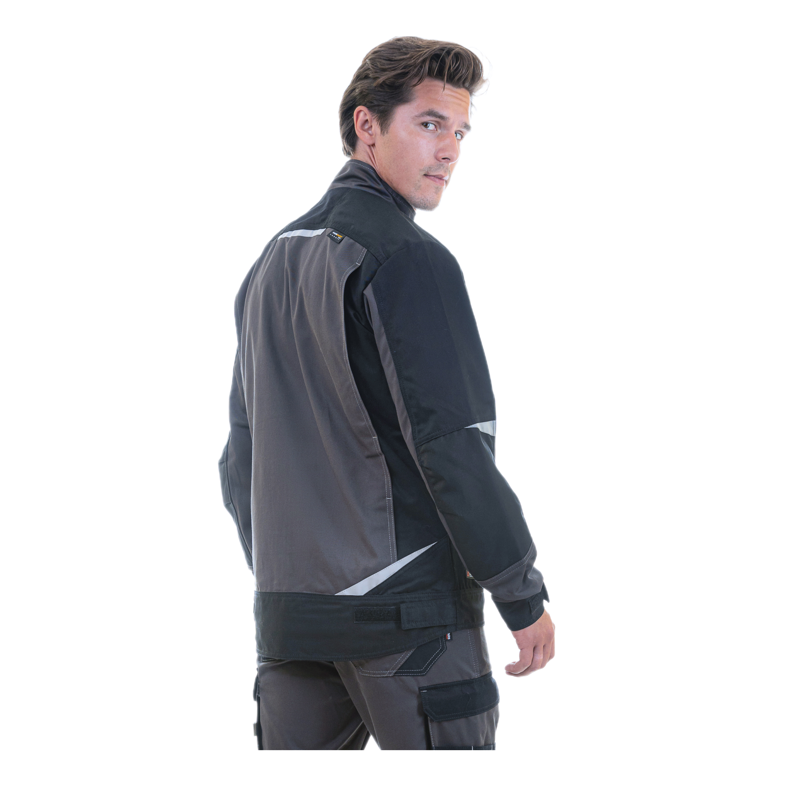 Куртка Brodeks KS202, серый/черный