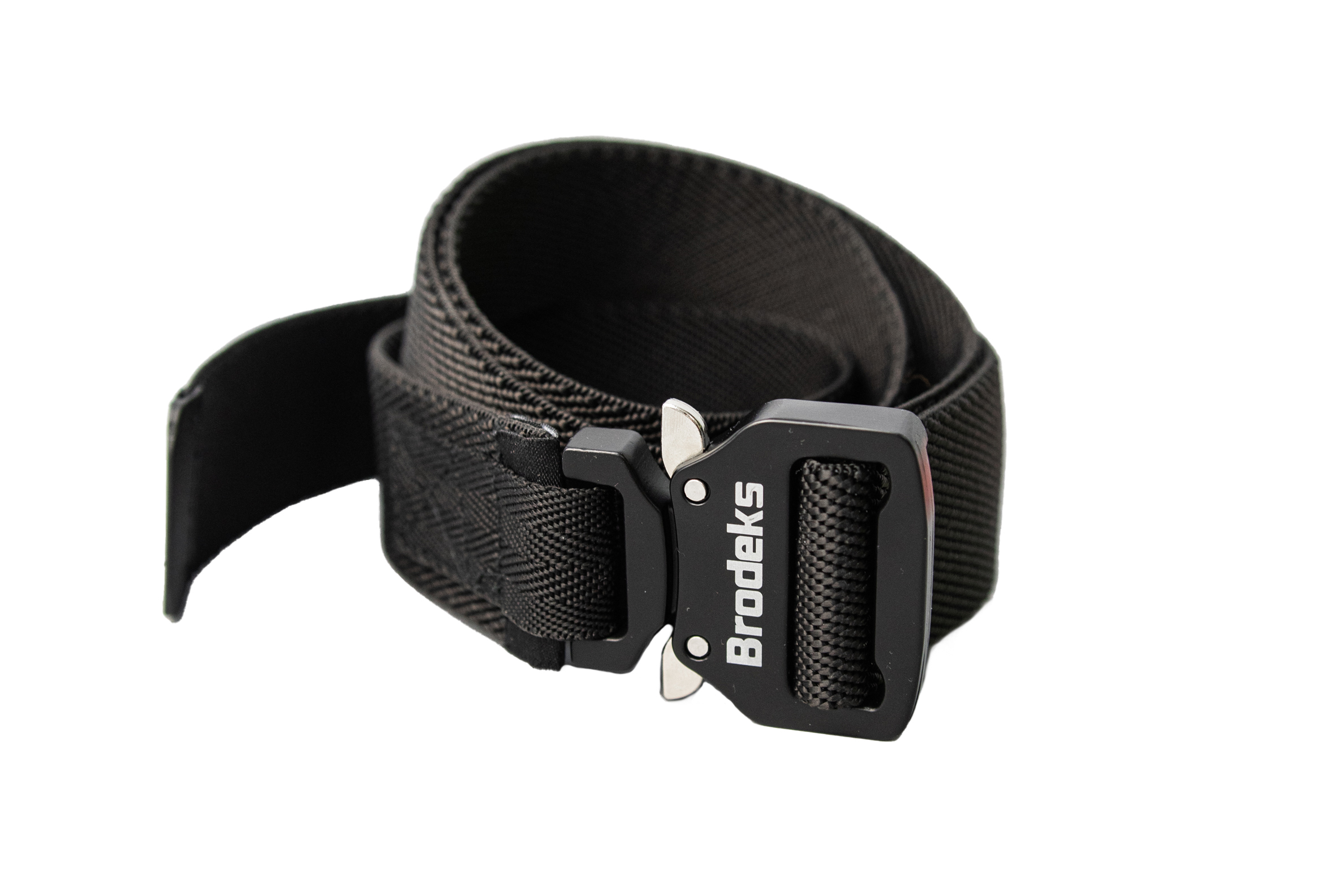 Ремень Brodeks KM102+ stretch, черный 117см