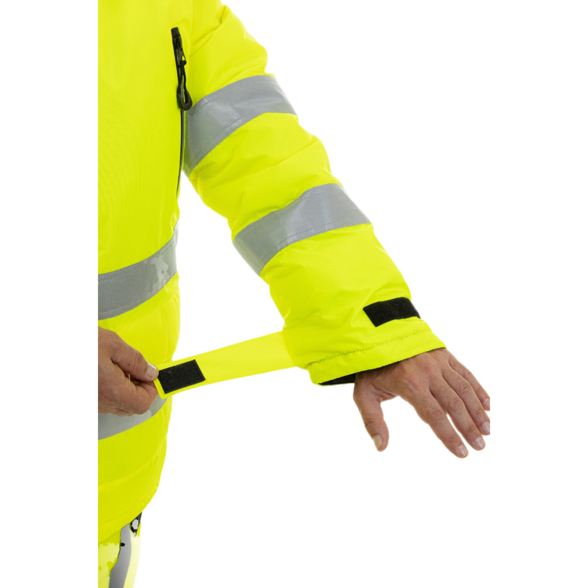 Зимняя сигнальная куртка-парка Brodeks KW220, желтый