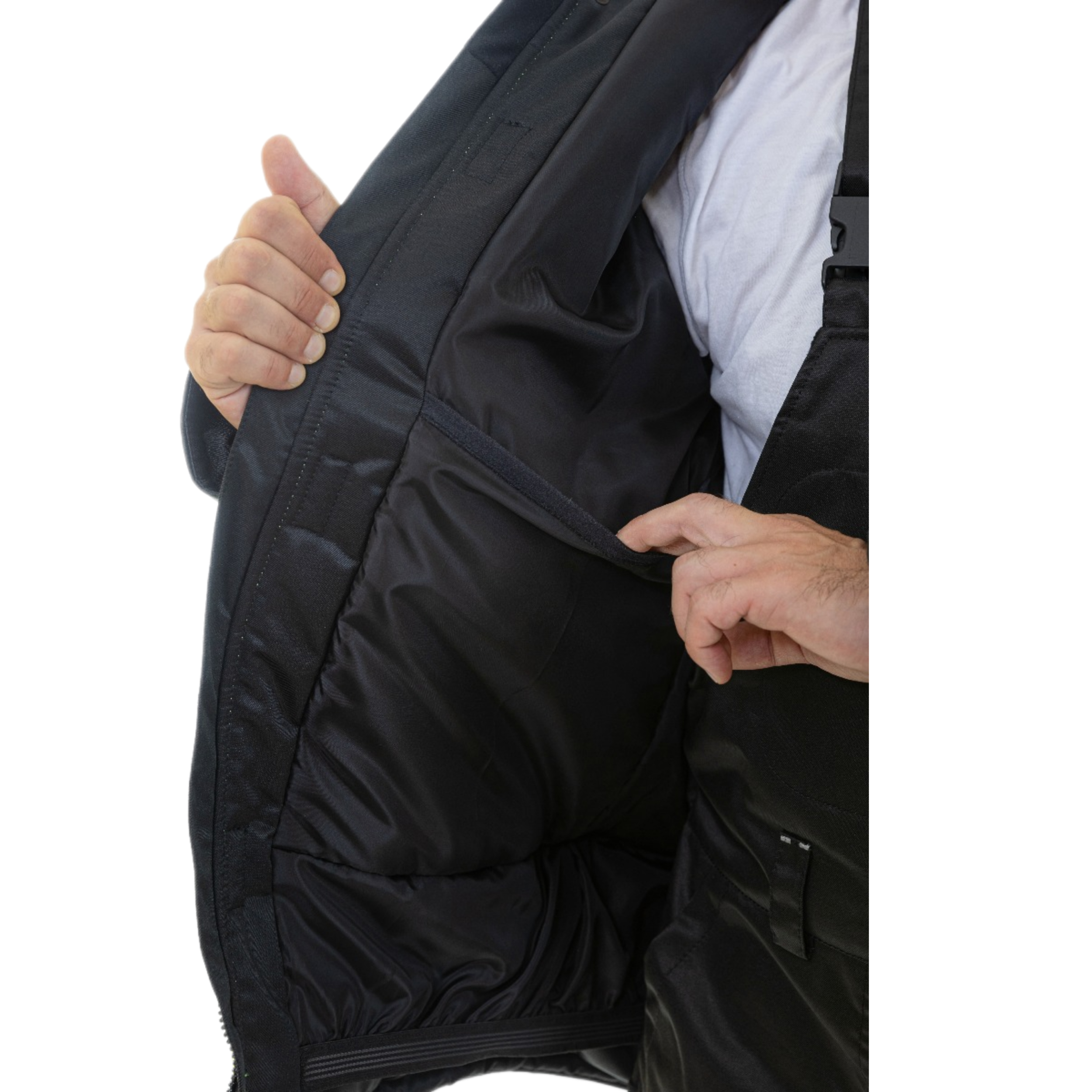 Зимняя сигнальная куртка Brodeks KW216, желтый/черный