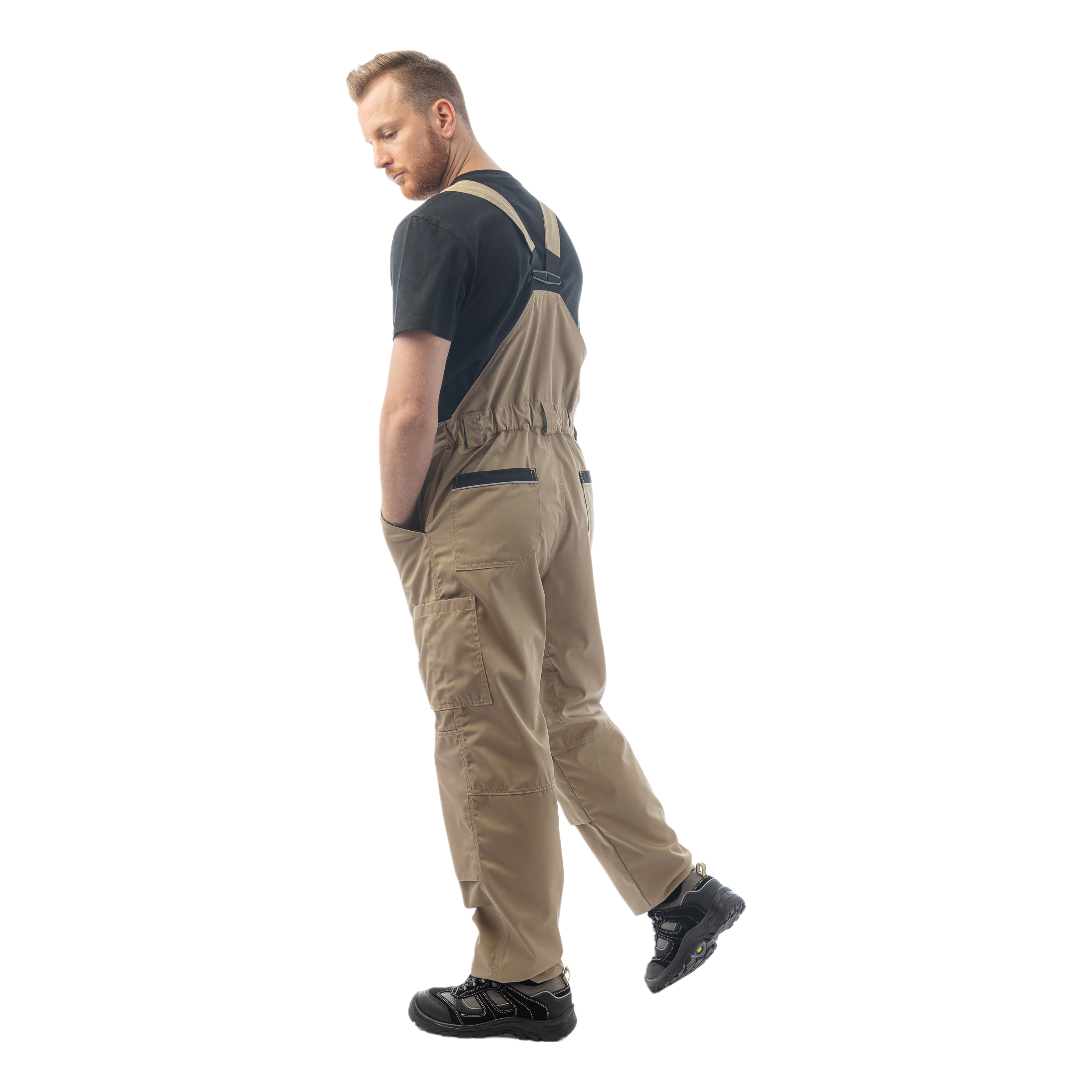 Полукомбинезон Brodeks KS401, бежевый/черный