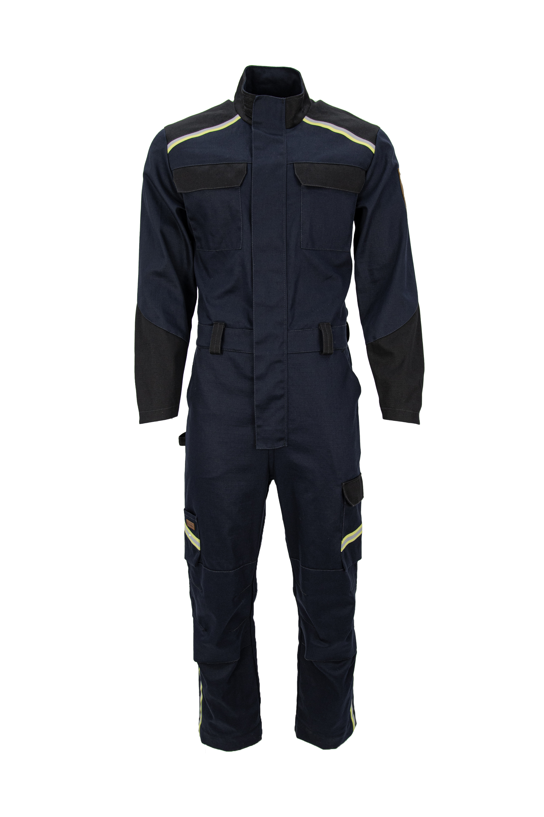 Комбинезон сварщика Brodeks FS58-01, т.синий/черный