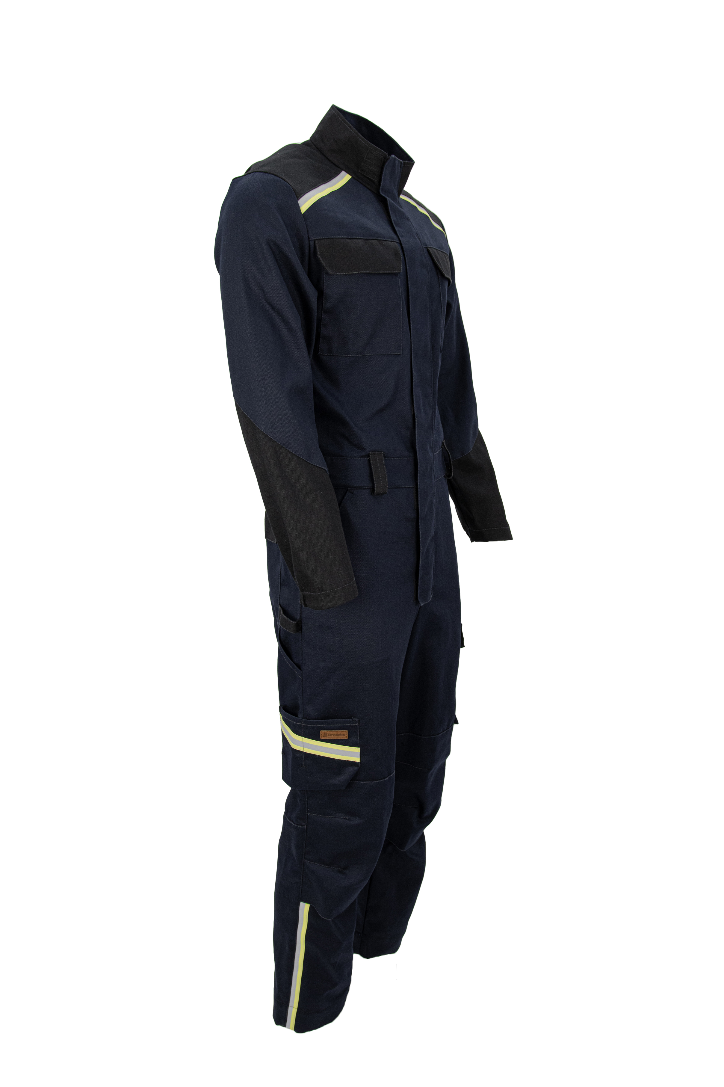 Комбинезон сварщика Brodeks FS58-01, т.синий/черный