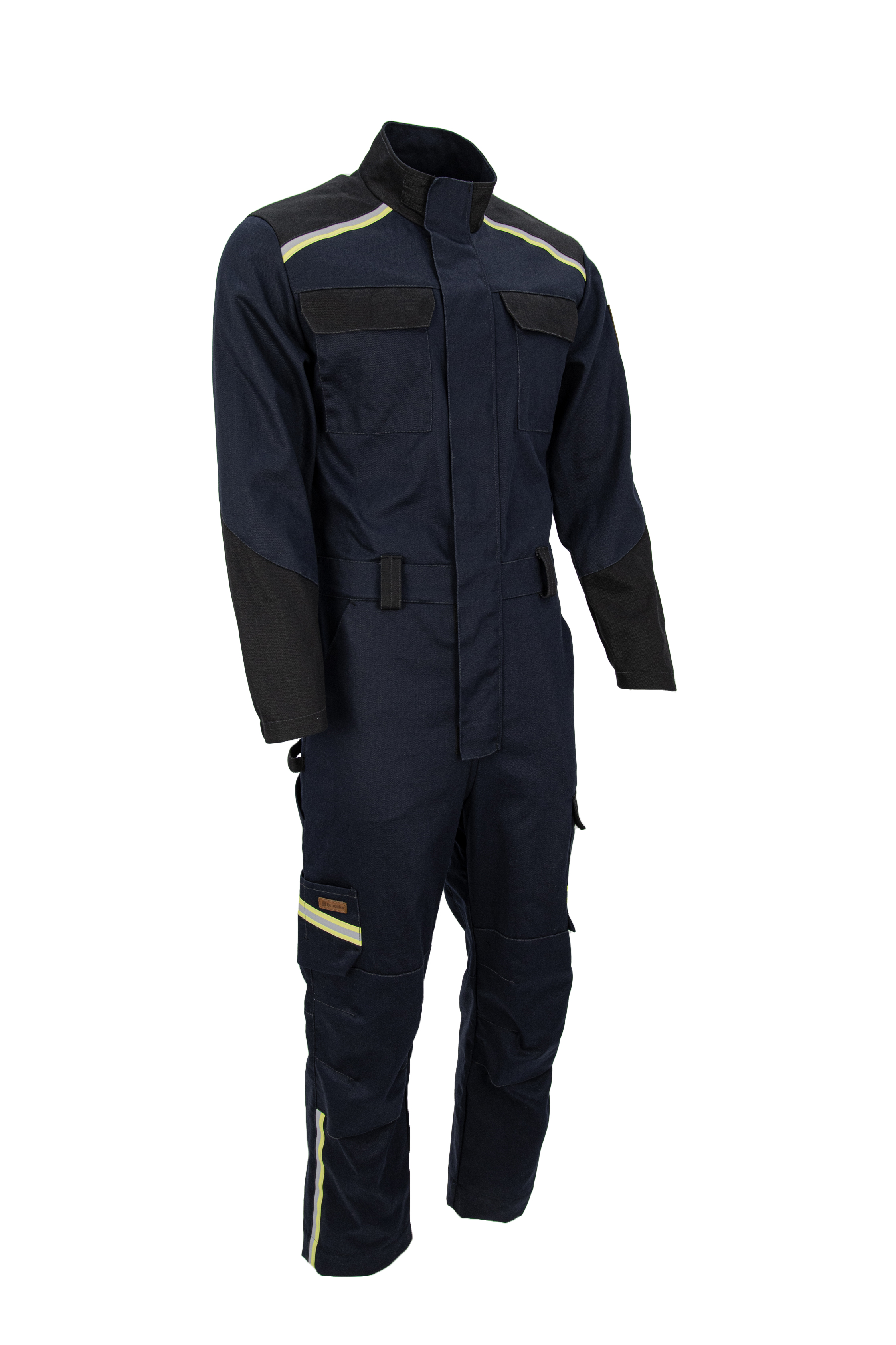 Комбинезон сварщика Brodeks FS58-01, т.синий/черный