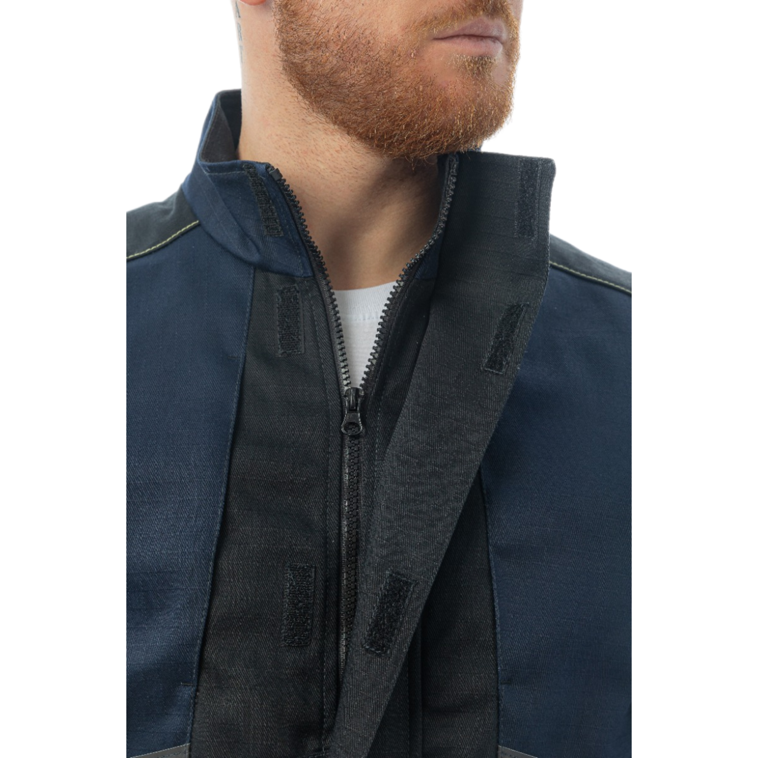 Куртка сварщика Brodeks FS28-01, т.синий/черный