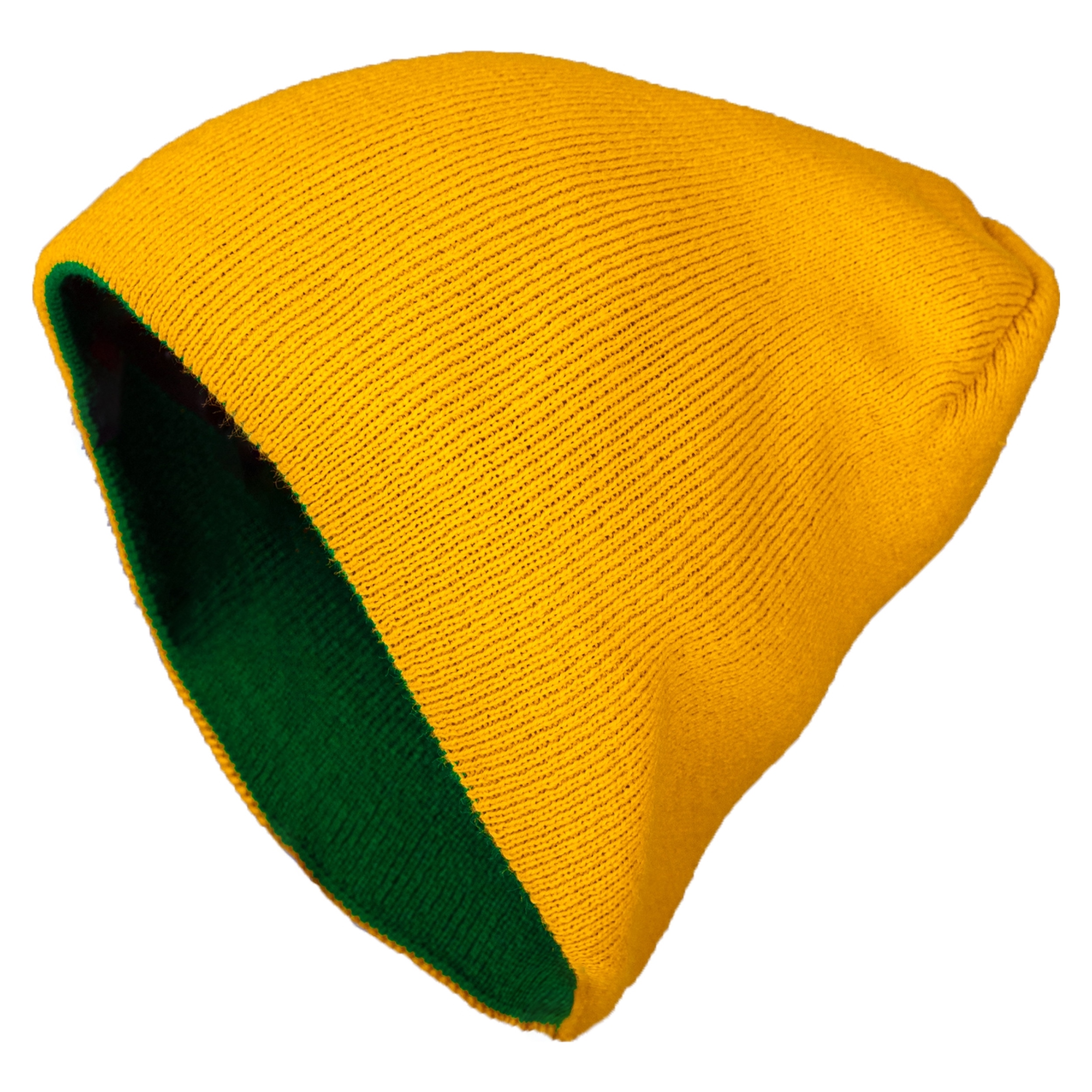 Шапка Brodeks bicolor зеленый-желтый