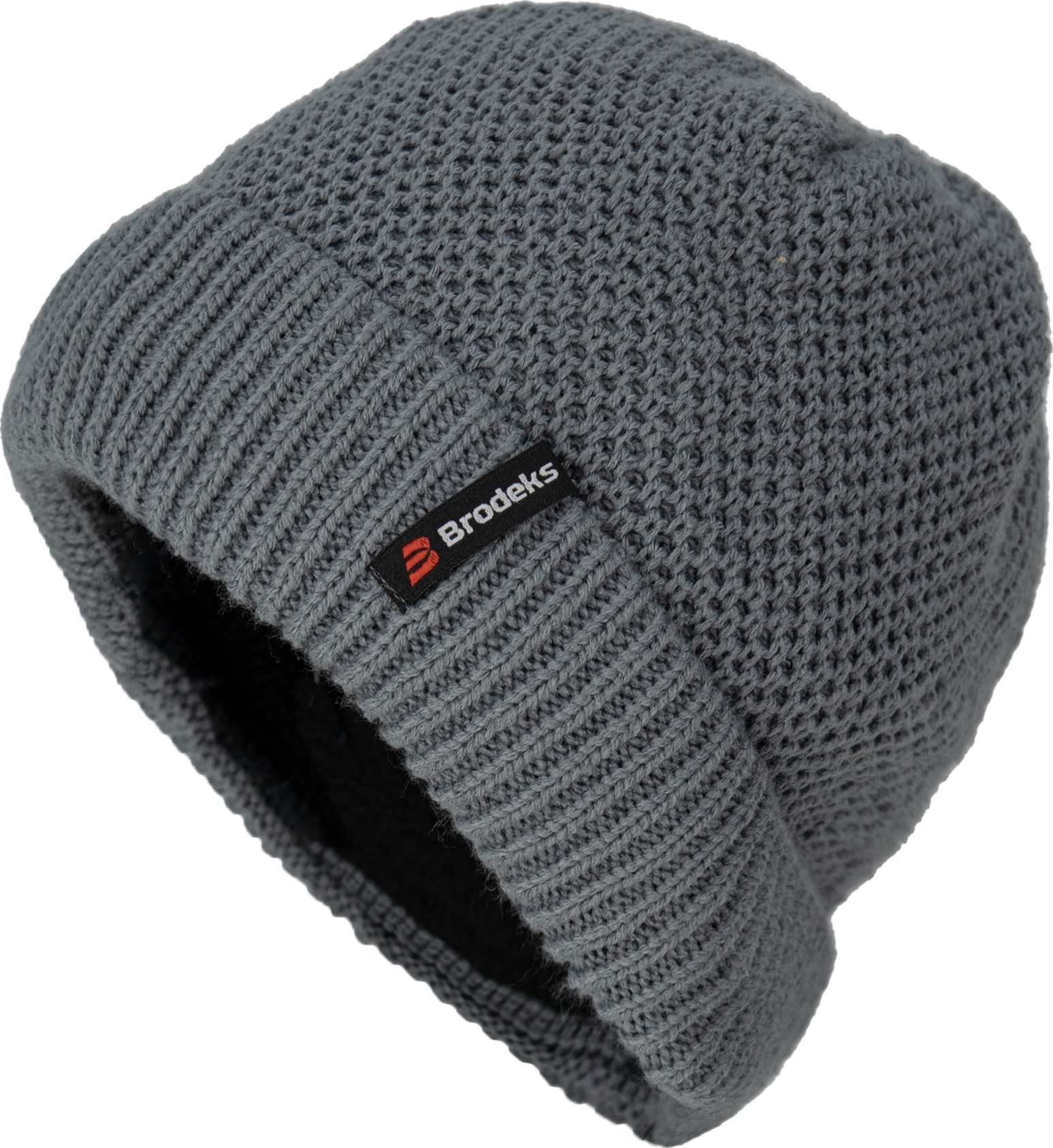 Шапка Brodeks fleece warming серый