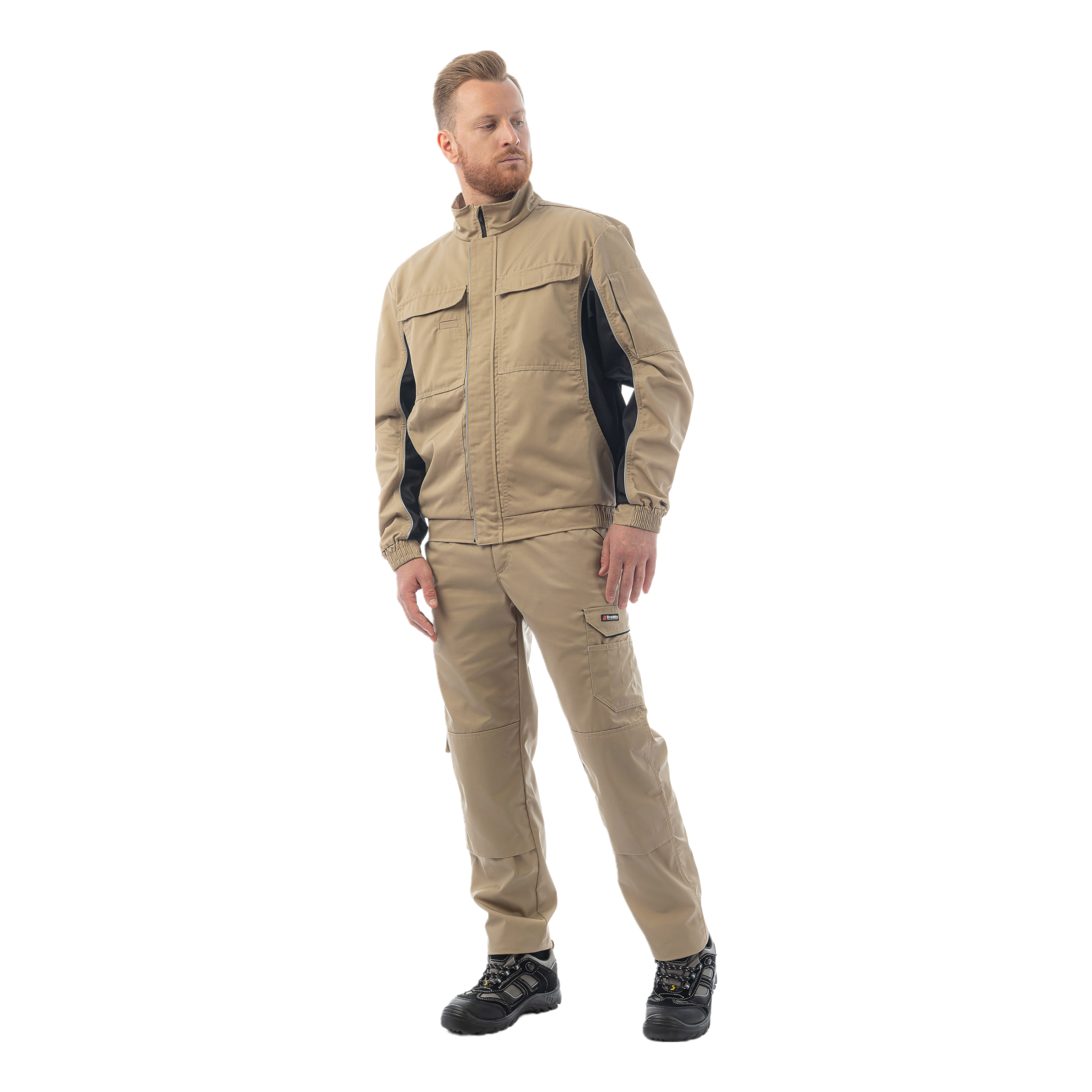 Брюки Brodeks KS301, бежевый