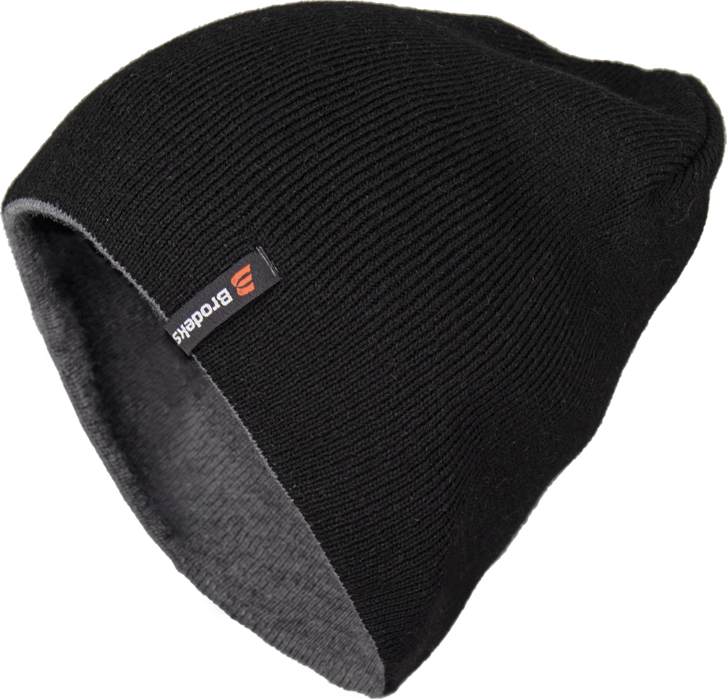 Шапка Brodeks bicolor черный-серый