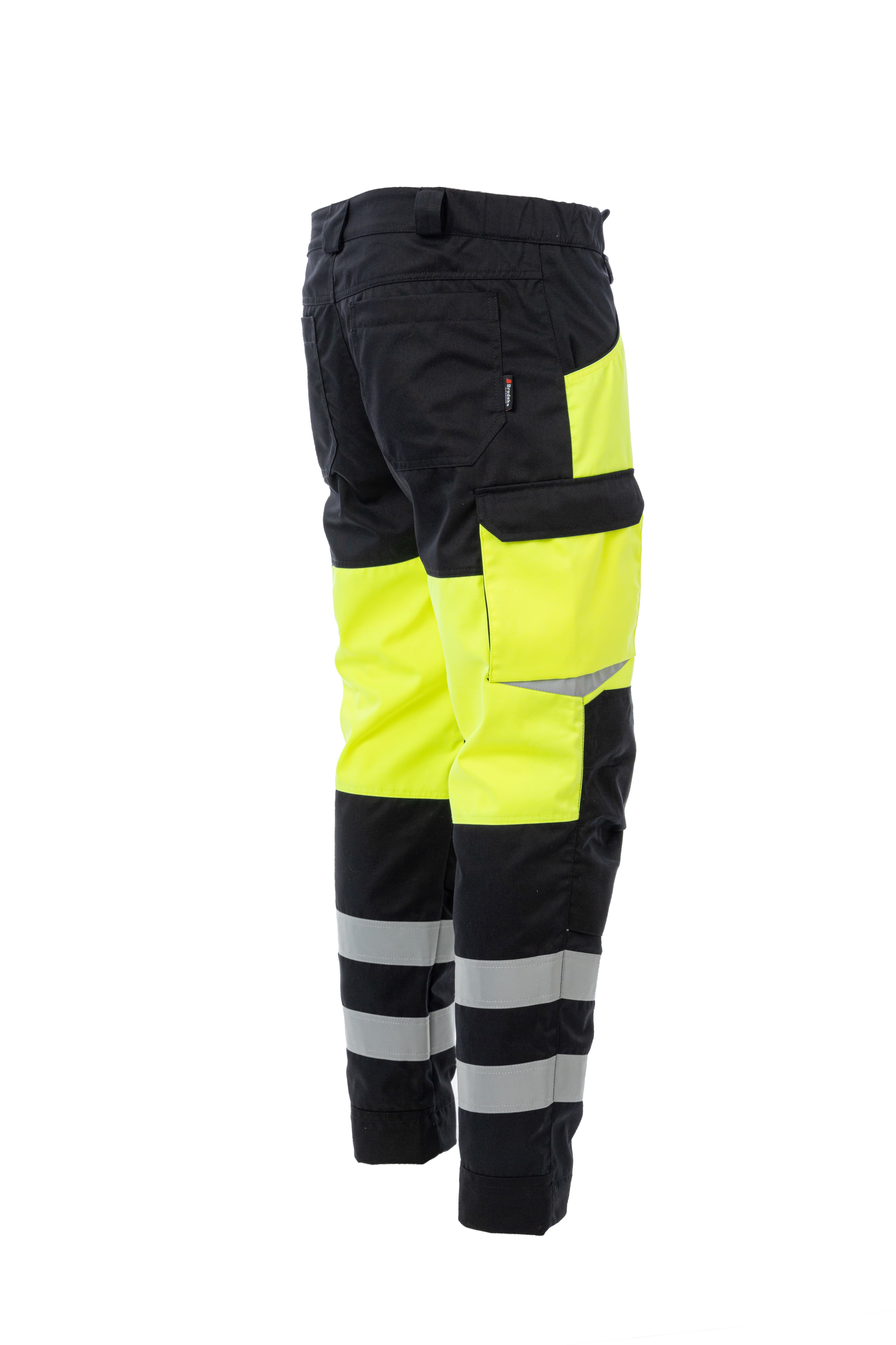 Сигнальные брюки Brodeks KS309, желтый/черный