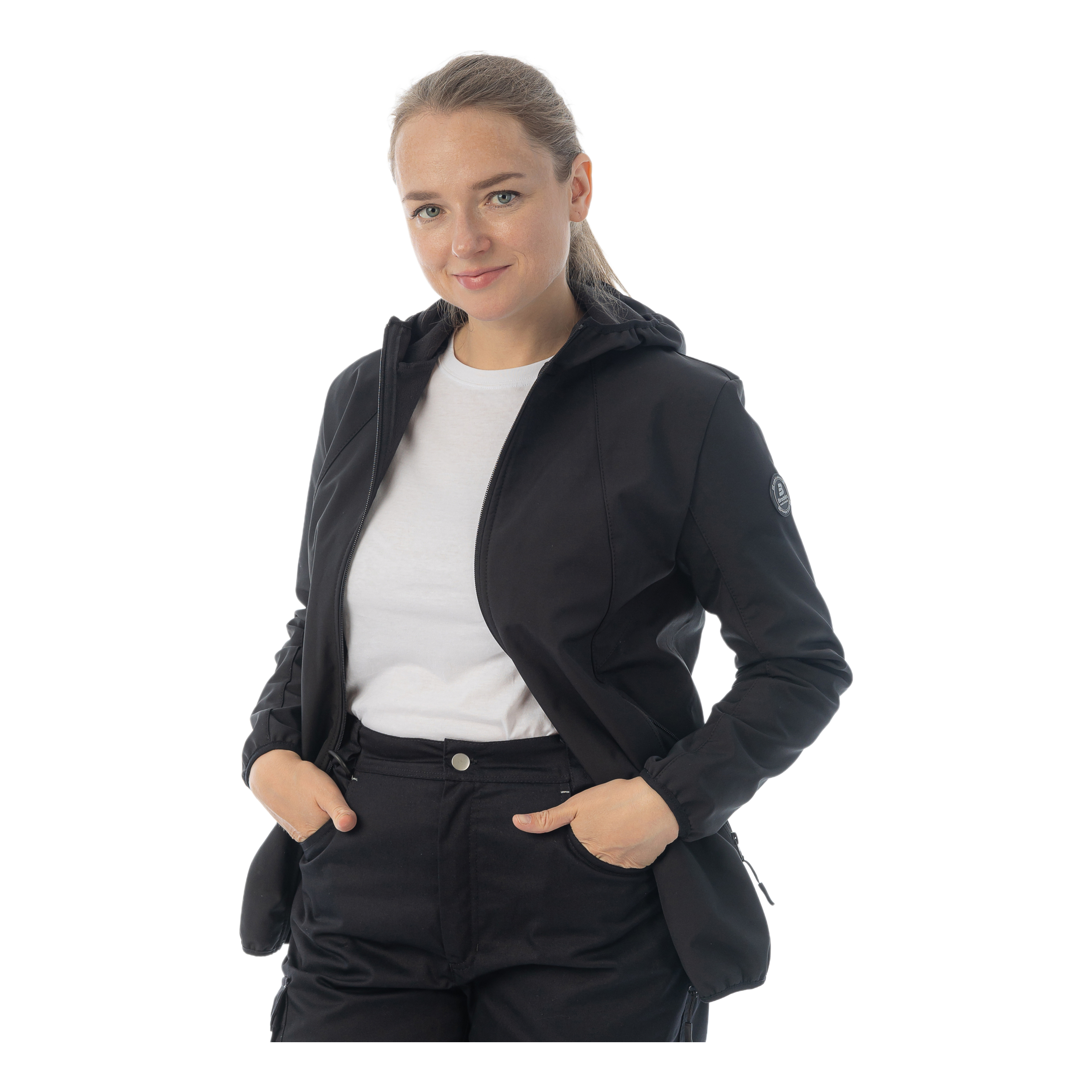 Женская куртка софтшелл Brodeks KS248, черный